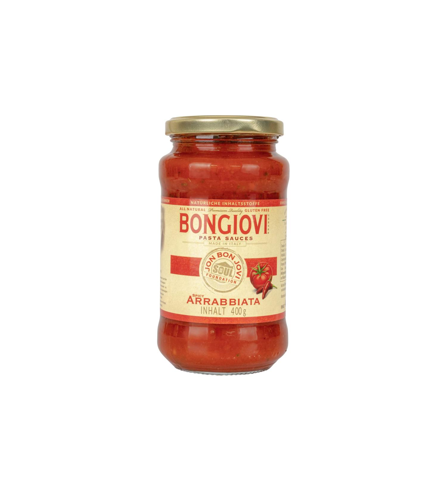 Bongiovi Arrabbiata Pasta Sauce - 400g (Pack of 6) | Authentic Italian Flavor | International Shipping Available - Buy Online on GoSupps.com