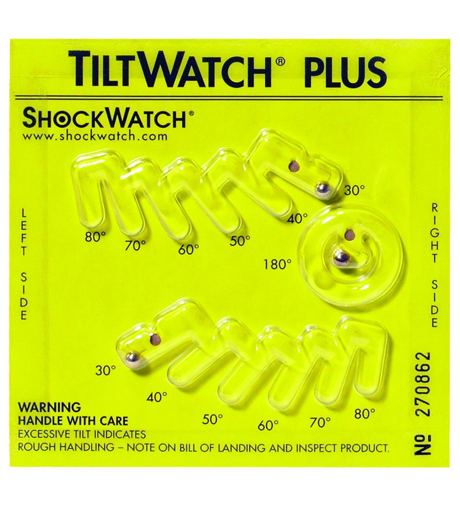 TiltWatch Plus with Label
