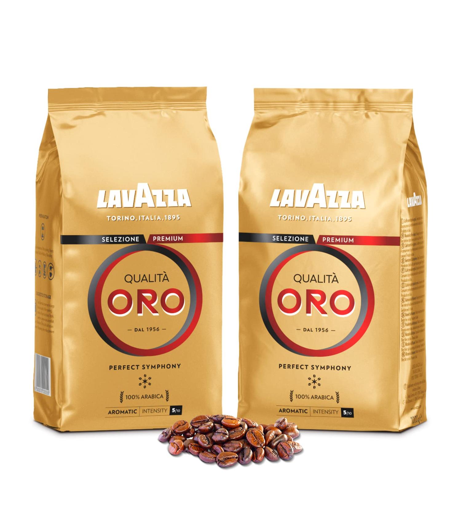 LAVAZZA - Quality Espresso Coffee - Lavazza Coffee Bean - Premium Selection - 100% Arabica - Italian Coffee Bean - Intensity - Buy Online on GoSupps.com