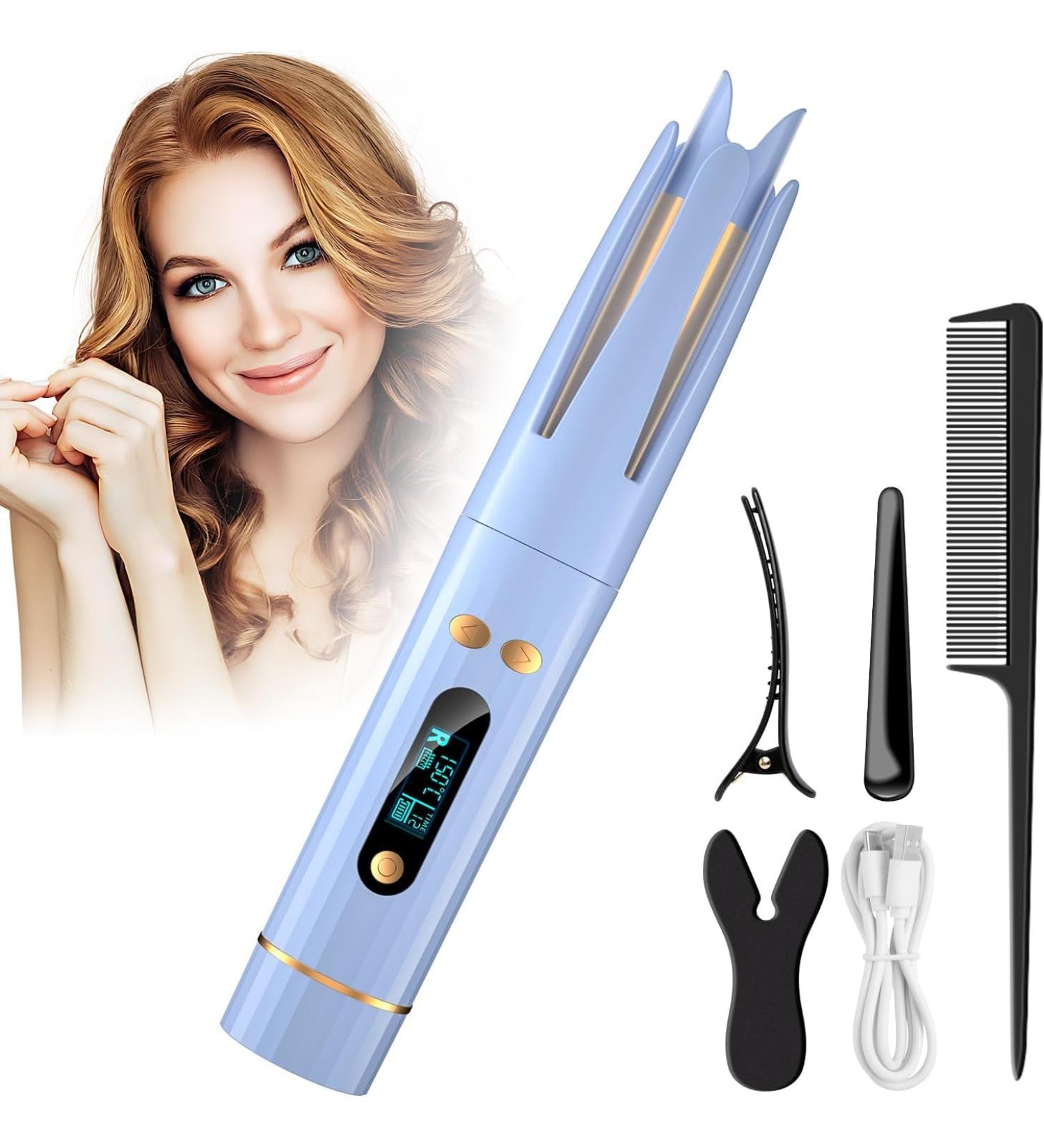 Cordless Automatic Curling Iron