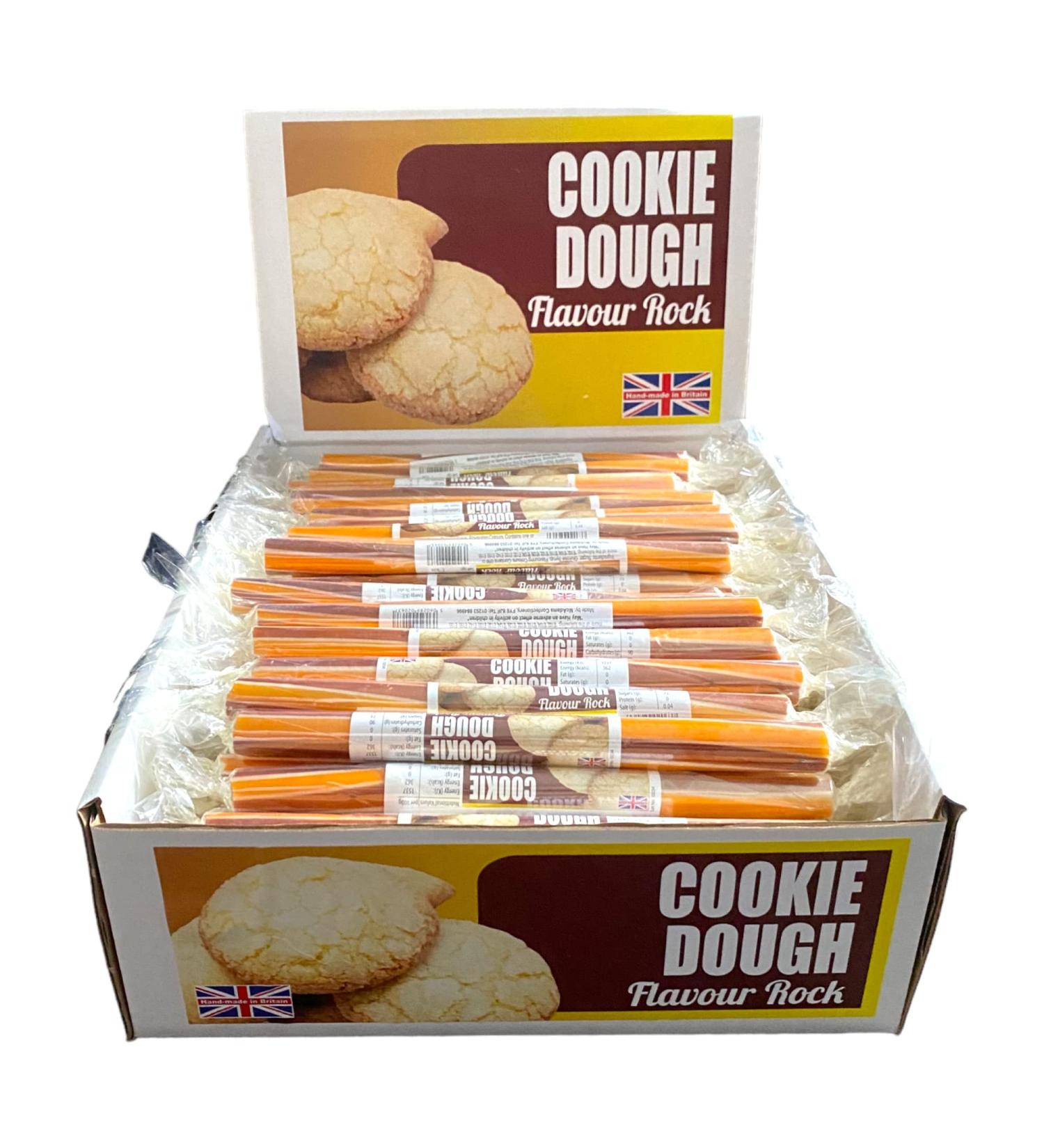 50 X Cookie Dough Rock Sticks Handmade Traditional Rainbow Classic Sweets Retro Seaside Gift Wholesale Confectionery - Buy Online on GoSupps.com