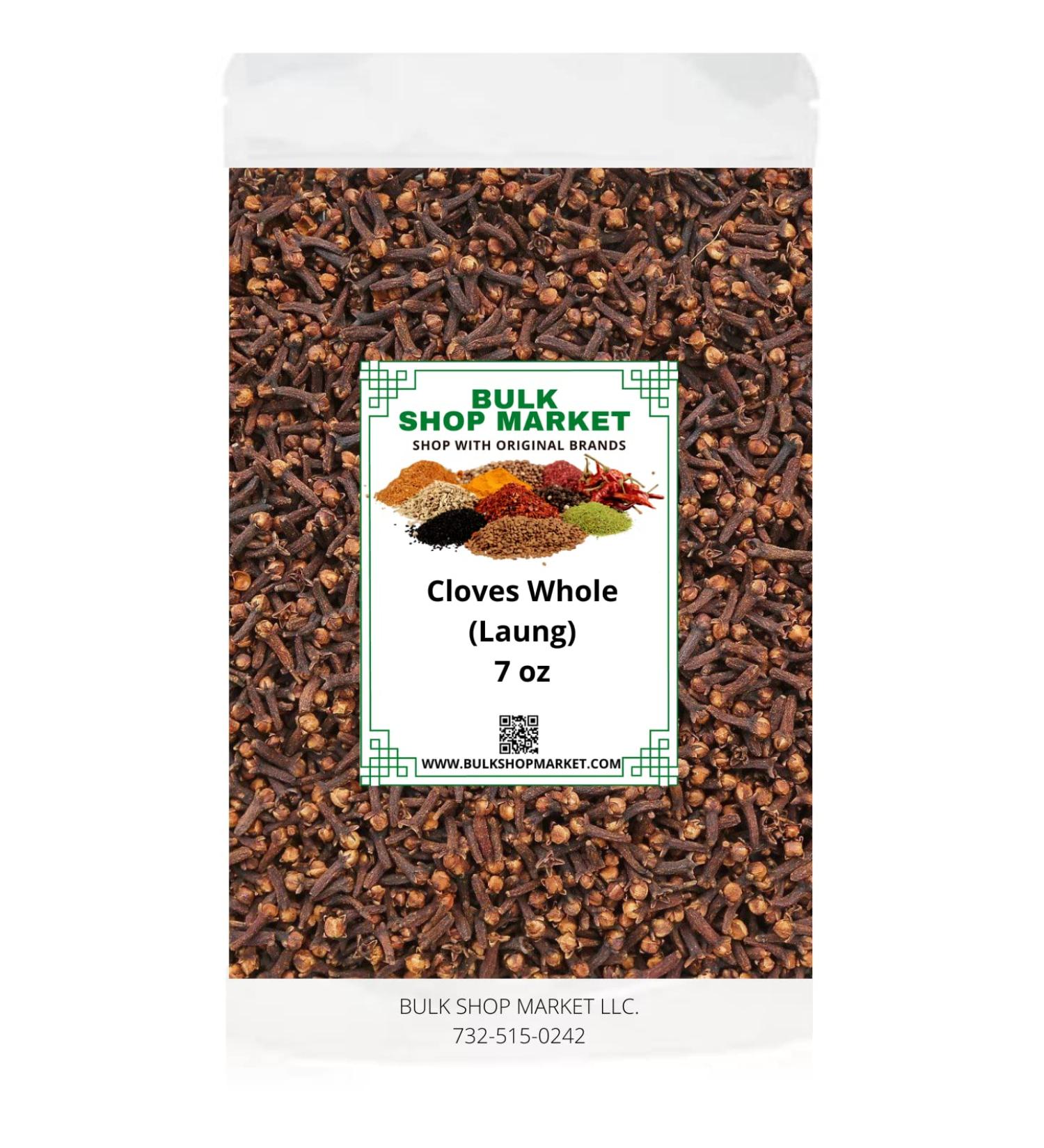 Clove whole 3.5 oz, 7 oz, 1 lb, 3 lb spice By Bulkshopmarket (7 oz) 7 Ounce (Pack of 1)