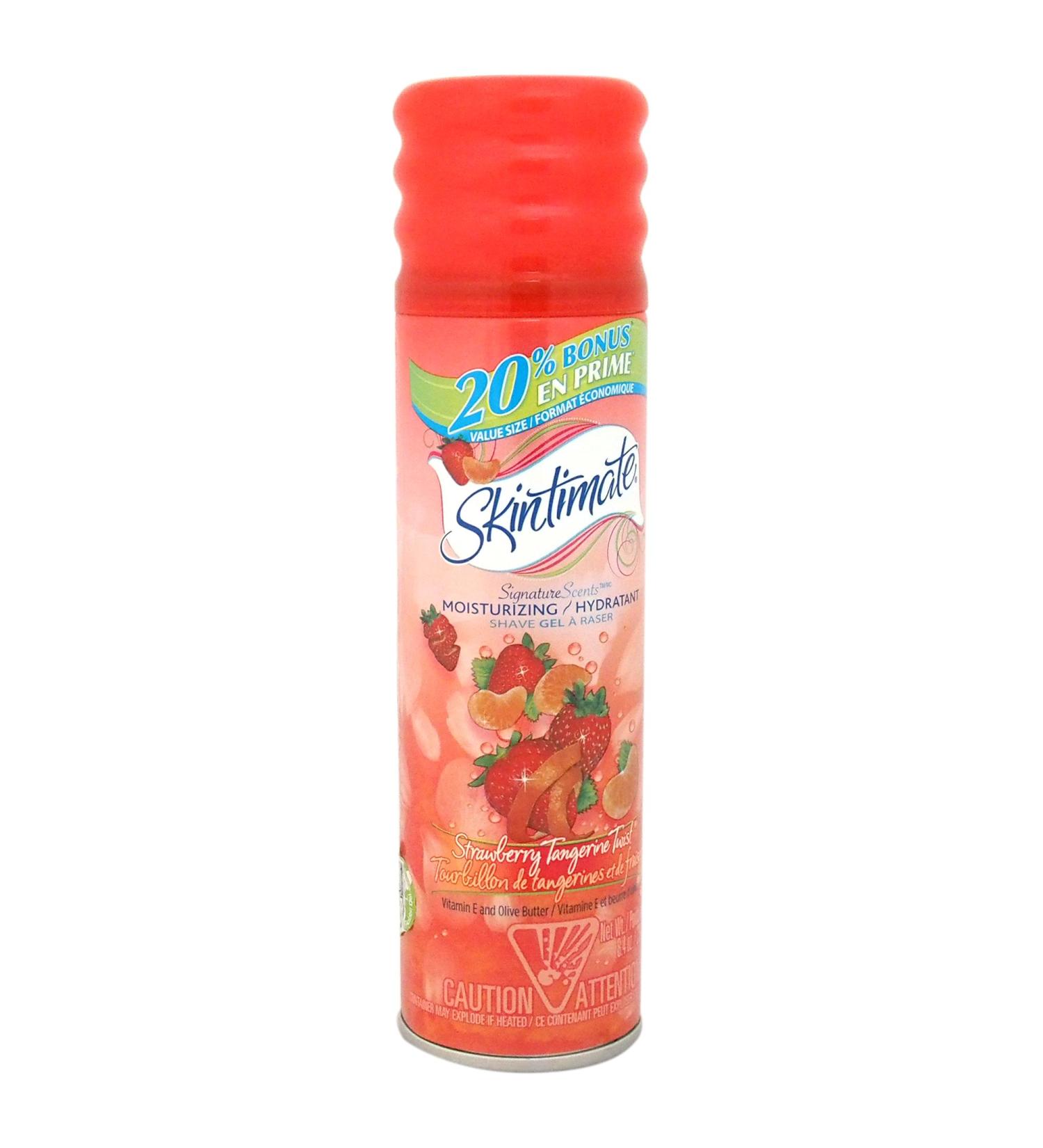 Skintimate Shave Gel for Women, Strawberry Tangerine Twist, 7 Ounce