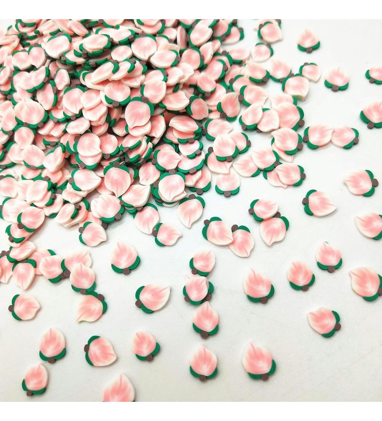  20G/Lot 5Mm White Polymer Clay for DIY Fruit Clay Slices Charms DIY Nail Art Slime Making Decoration Crafts Polymer Clay Nail Art Decoration - Buy Online on GoSupps.com