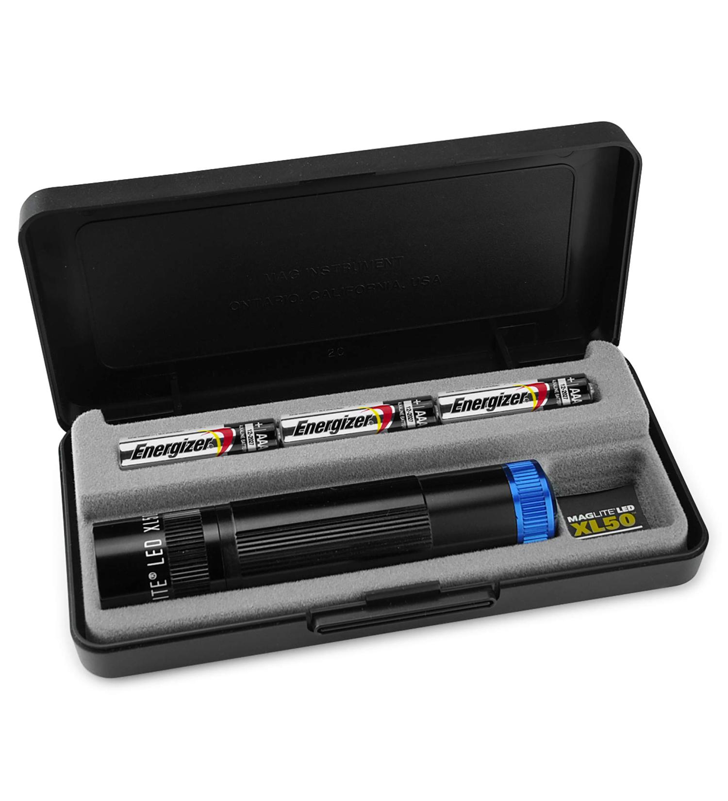 Buy MagLite XL50 Spectrum LED Mini Flashlight - Black (Blue LED) | International Shipping Available - Buy Online on GoSupps.com