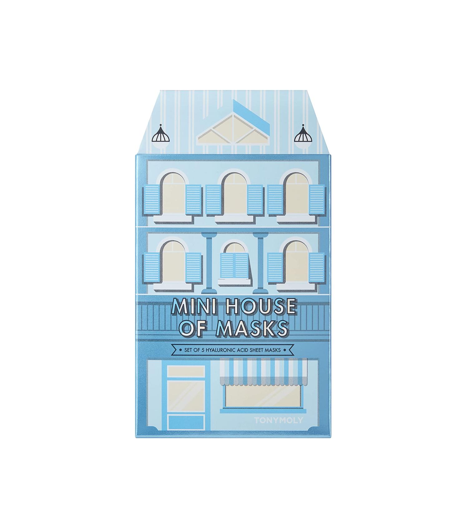 TONYMOLY Mini House Of Masks - Hyaluronic Acid Sheet Mask 5 Count | Hydrating Skincare for All Skin Types - Shop Internationally Now - Buy Online on GoSupps.com