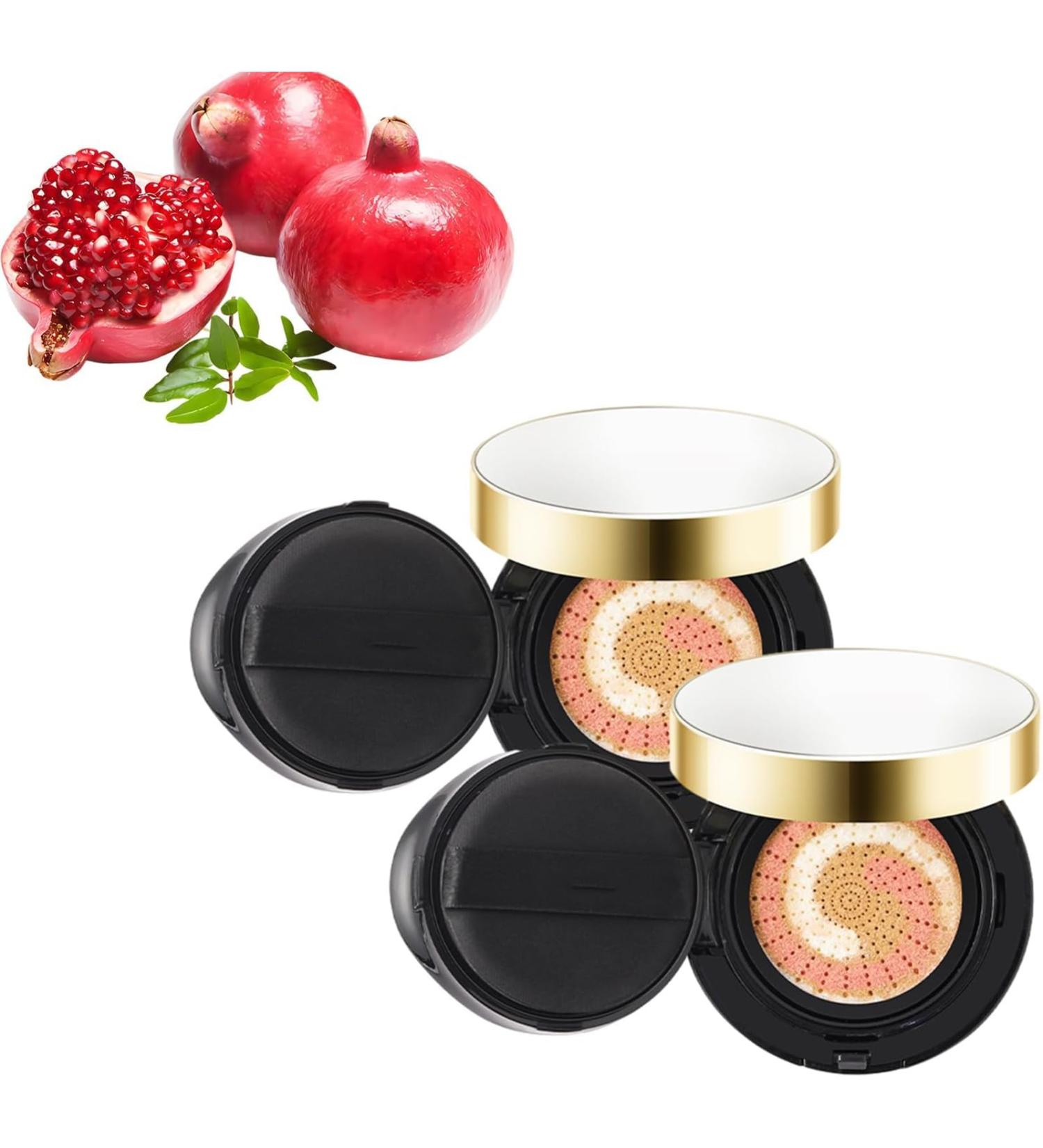 Triple Color Cushion Foundation Flawless Waterproof Air Cushion Foundation Deep Moisturizing Concealer Foundation Lasting Nude Makeup Lightening Oil Control - Buy Online on GoSupps.com
