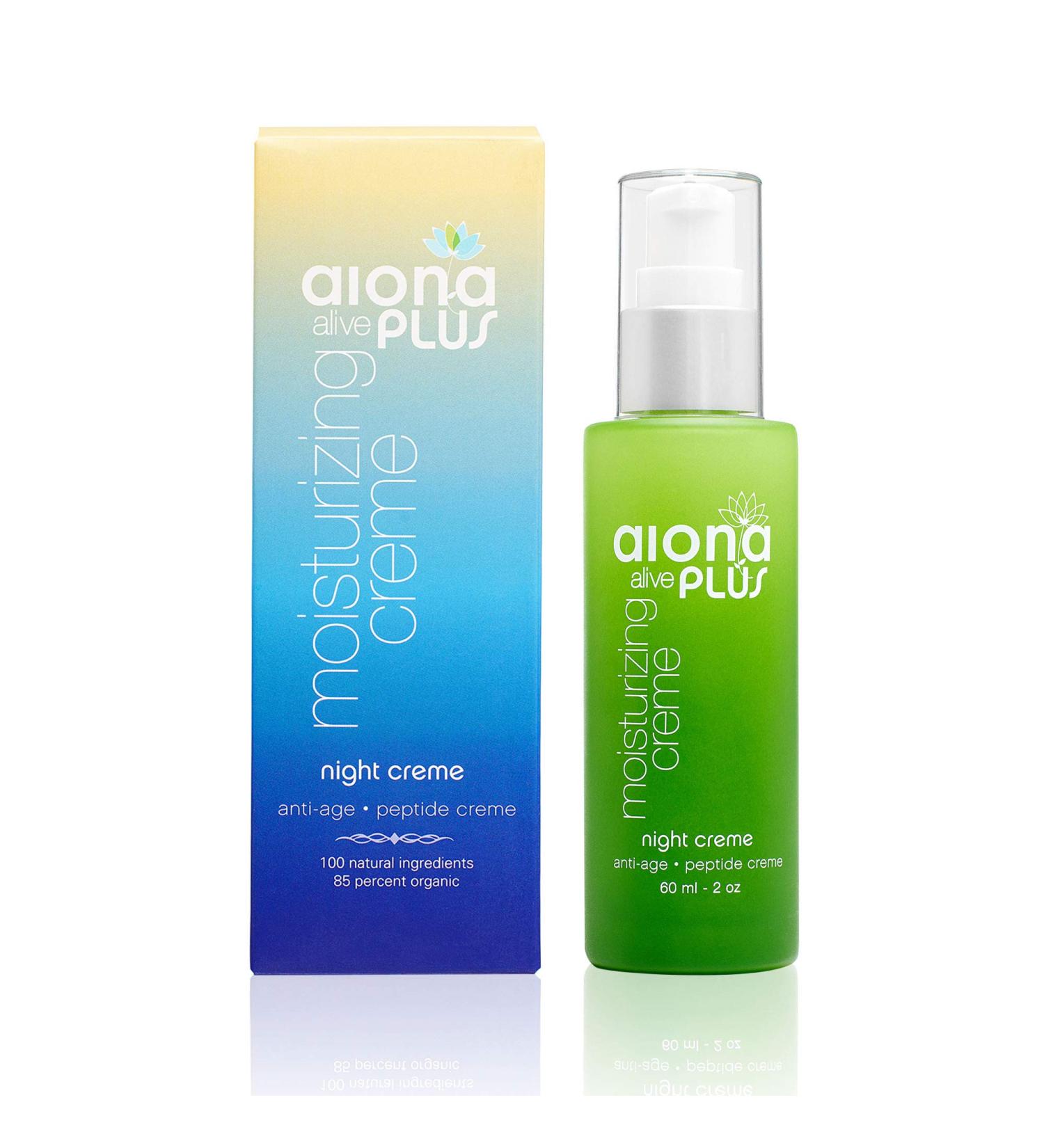 Aiona Alive Plus Anti-Age Peptide Night Creme - 2oz/60ml | Rejuvenate Your Skin Overnight - International Shipping Available - Buy Online on GoSupps.com