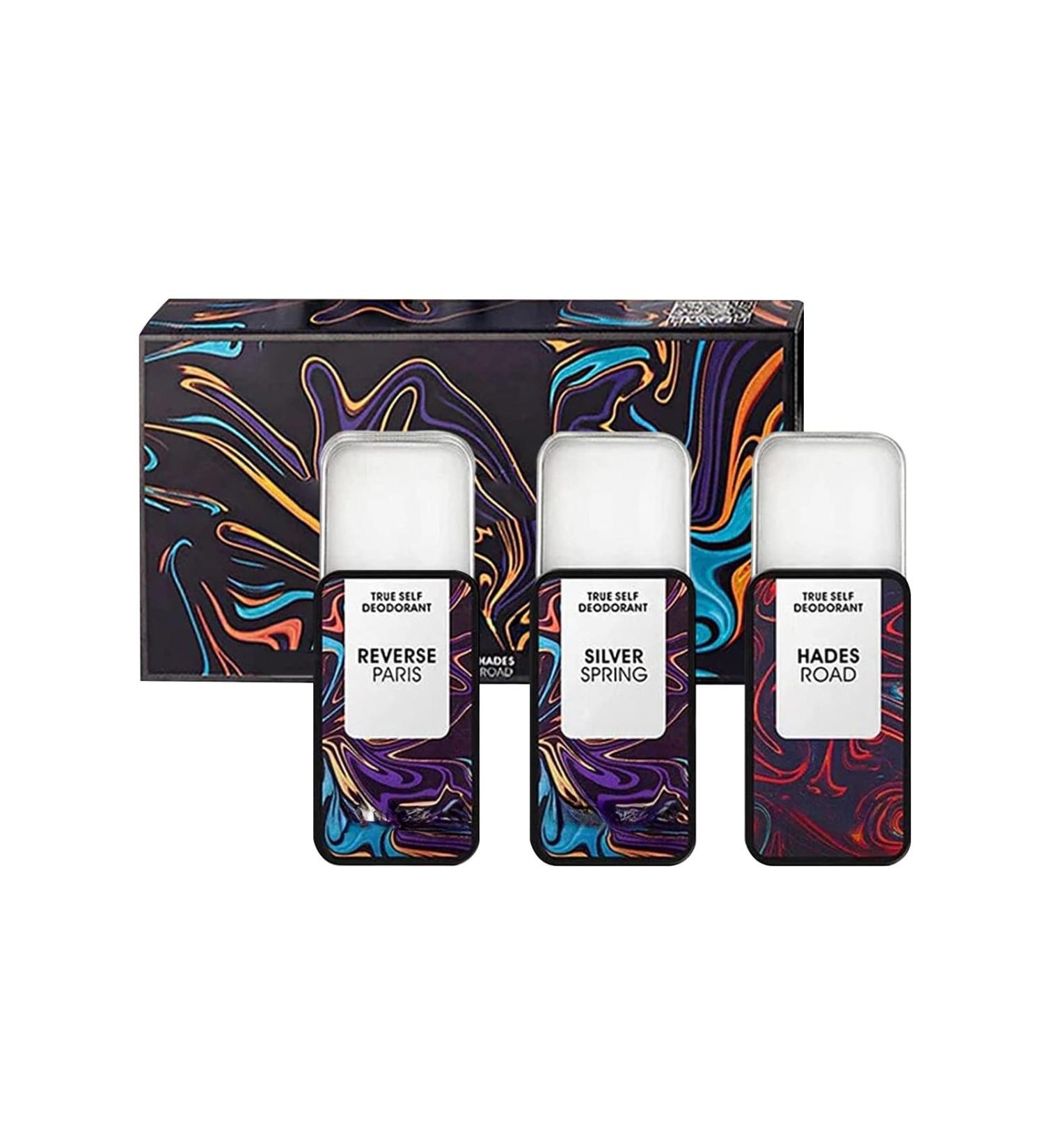 lisade Solid Perfume Portable Set Women and Men Deodorant Gifts Box Mini Deodorant Gift Set for Women Solid Perfume Balm Set for Boys Teen Girls Girlfriends Lemon Strawberry Vanilla - Buy Online on GoSupps.com
