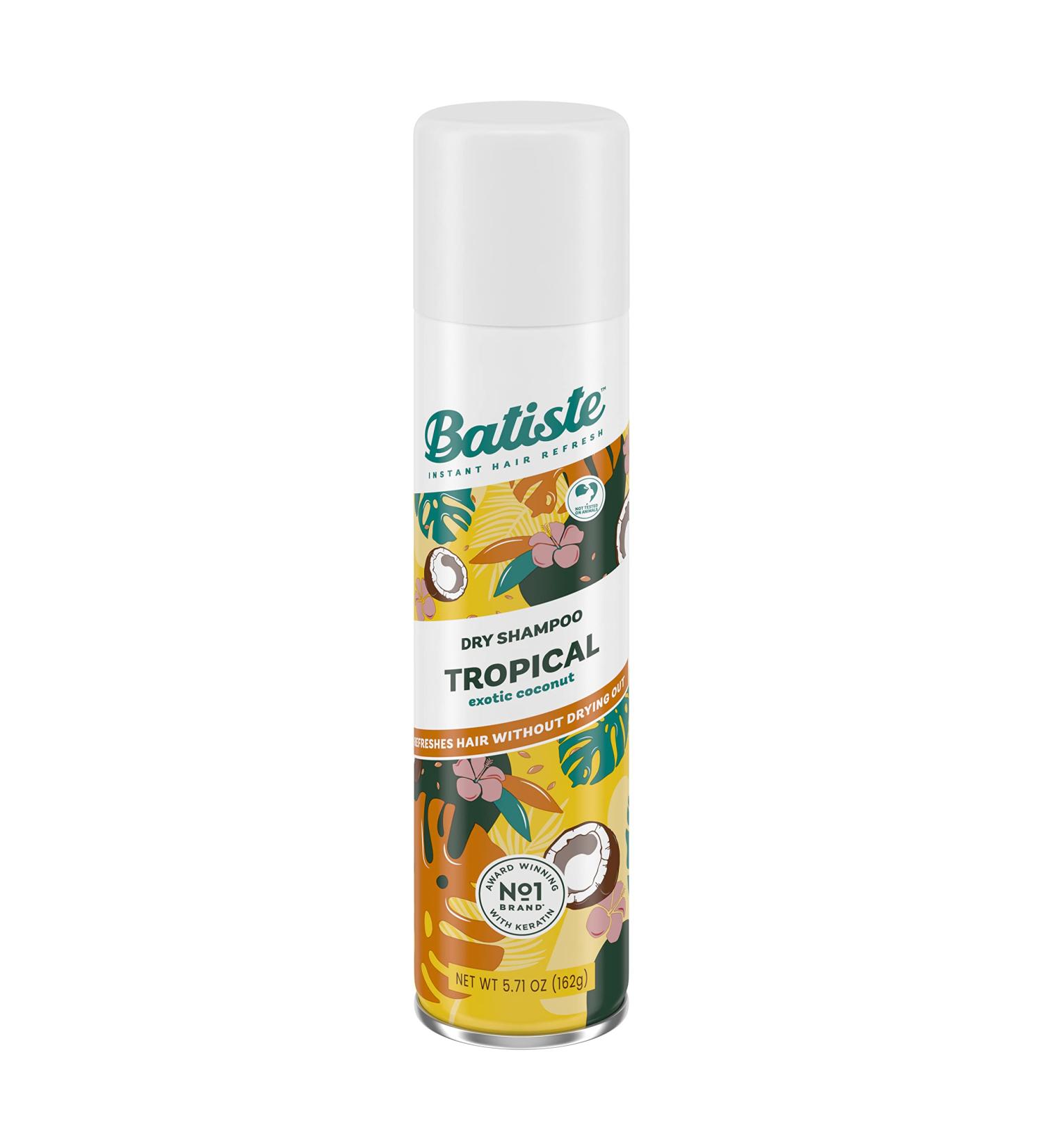 Batiste Tropical Dry Shampoo 162g/5.71 oz - Instant Refresh for Hair - Buy Online on GoSupps.com