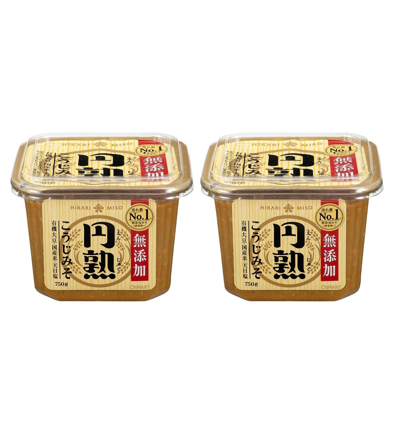 Hikari Miso 750g (Pack of 2) All Natural and Gluten-Free Miso for Healthy Cooking by CNMART - Buy Online on GoSupps.com