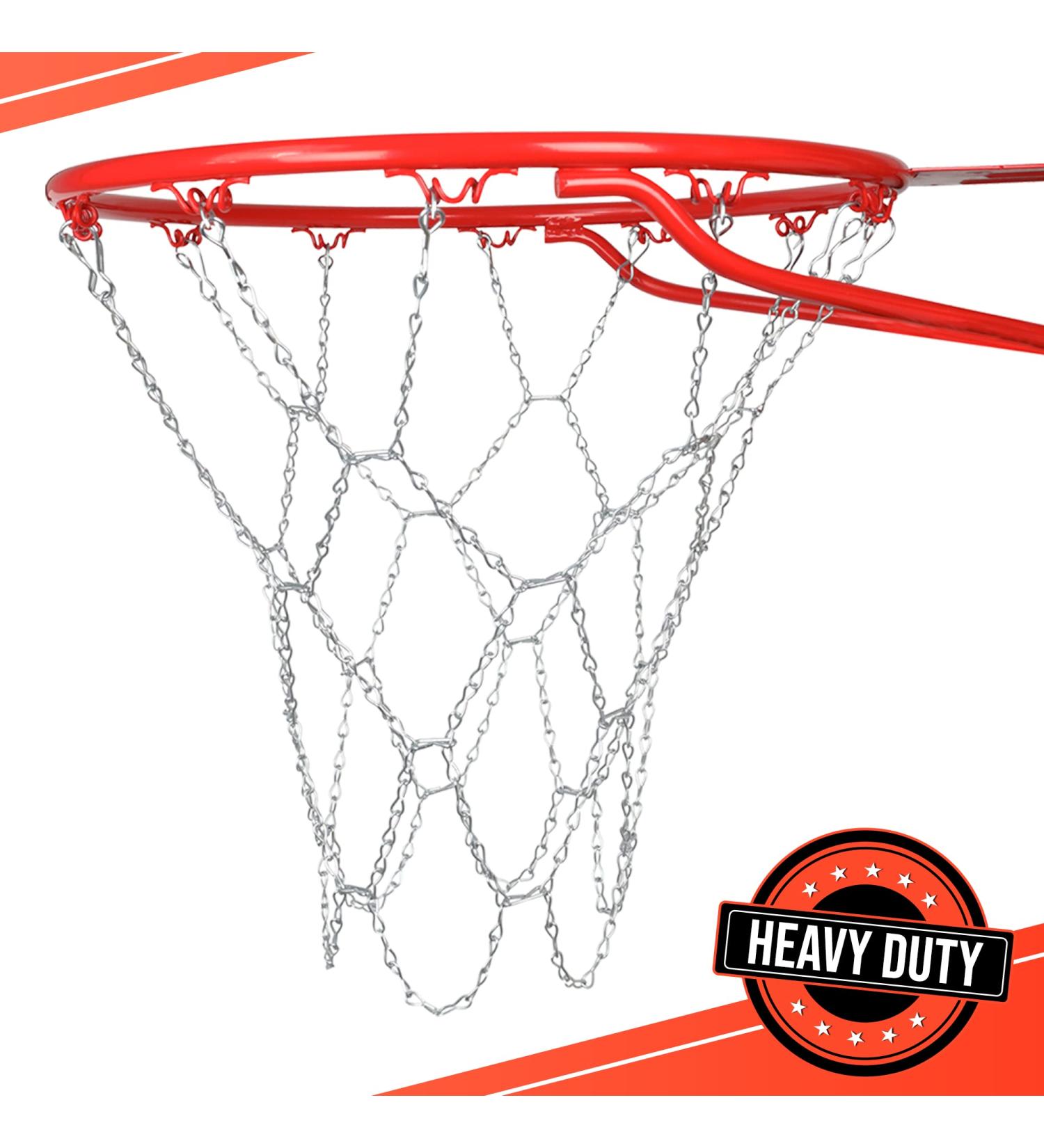 Ultra Sporting Goods Heavy Duty Basketball Net - All Weather Anti Whip, Fits Standard Indoor/Outdoor Rims - 12 Loop (Metal Chain) - Buy Online on GoSupps.com