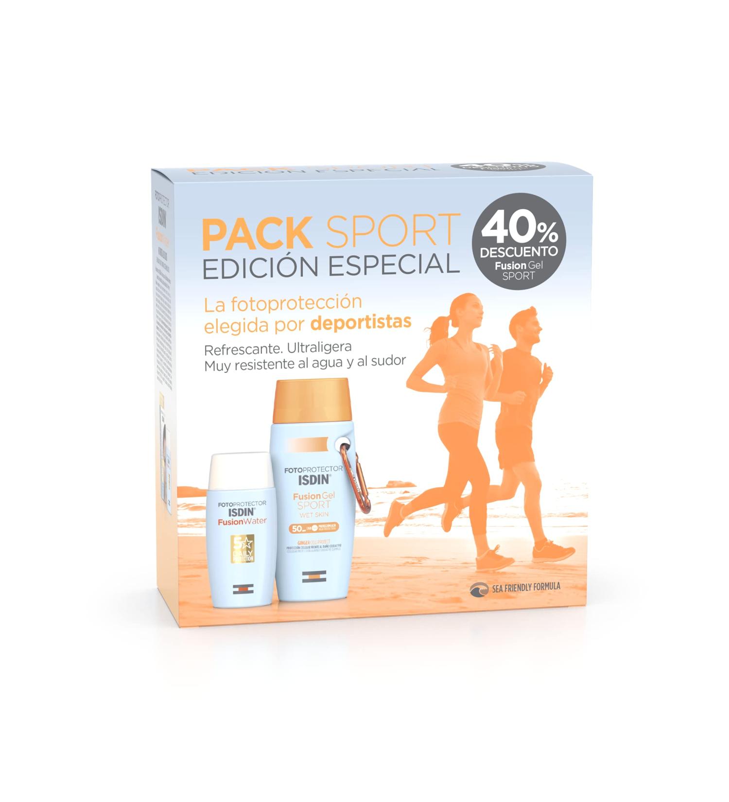 Photoprotection Isdin FP50 Pack - Wat50ml + Gel100ml | Best Sunscreen for International Shipping - Buy Online on GoSupps.com