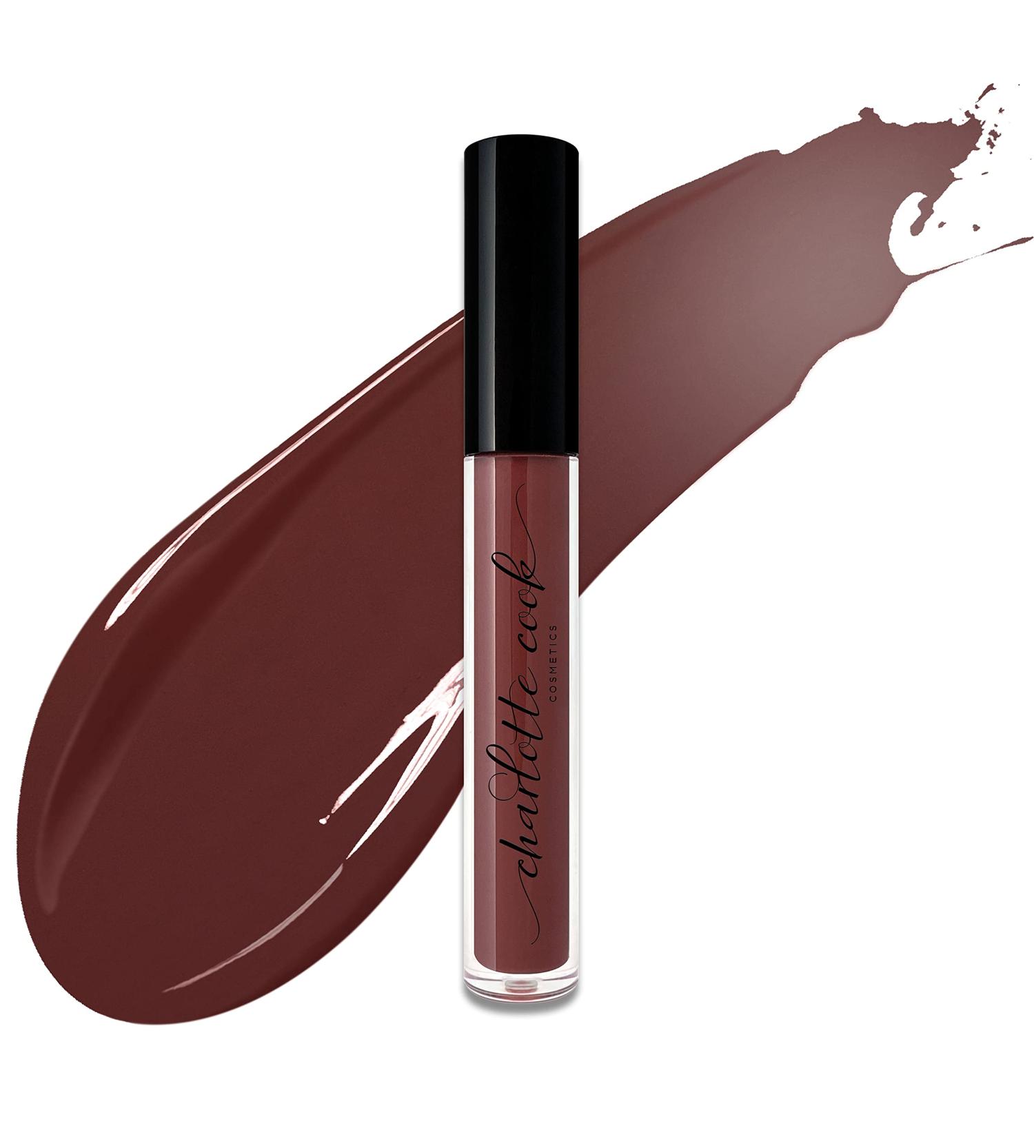 Charlotte Cook Cosmetics Clean Liquid Lipstick - Vegan, Cruelty Free, Non-GMO, Nontoxic | Dermatologist Tested Lip Color - Amsterdam | Moisturizing High Shine Wear | 0.15 fl. oz - Buy Online on GoSupps.com