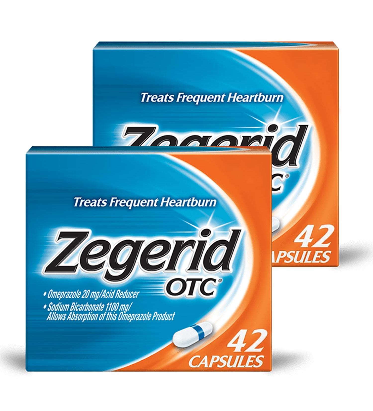 Zegerid OTC Acid Reducer Capsules-42ct (Quantity of 4) by Zegerid OTC