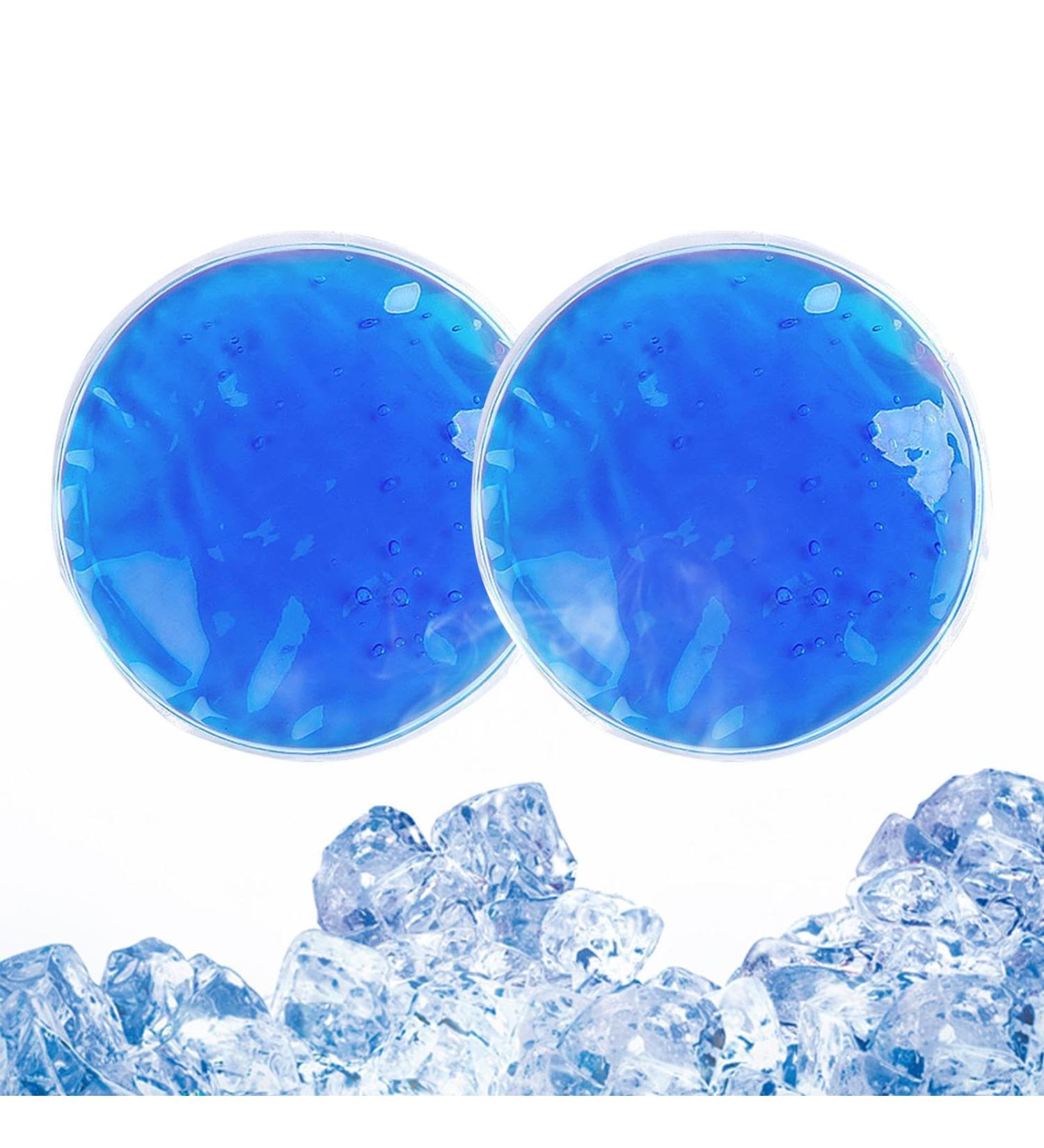 Reusable Gel Ice Cold Pack - Reusable Ice Packs - Reusable Hot and Cold Gel Ice Packs for Injuries for Skin Care Swelling Cool Down Eye Muscle Bairong Blue 11 cm - Buy Online on GoSupps.com