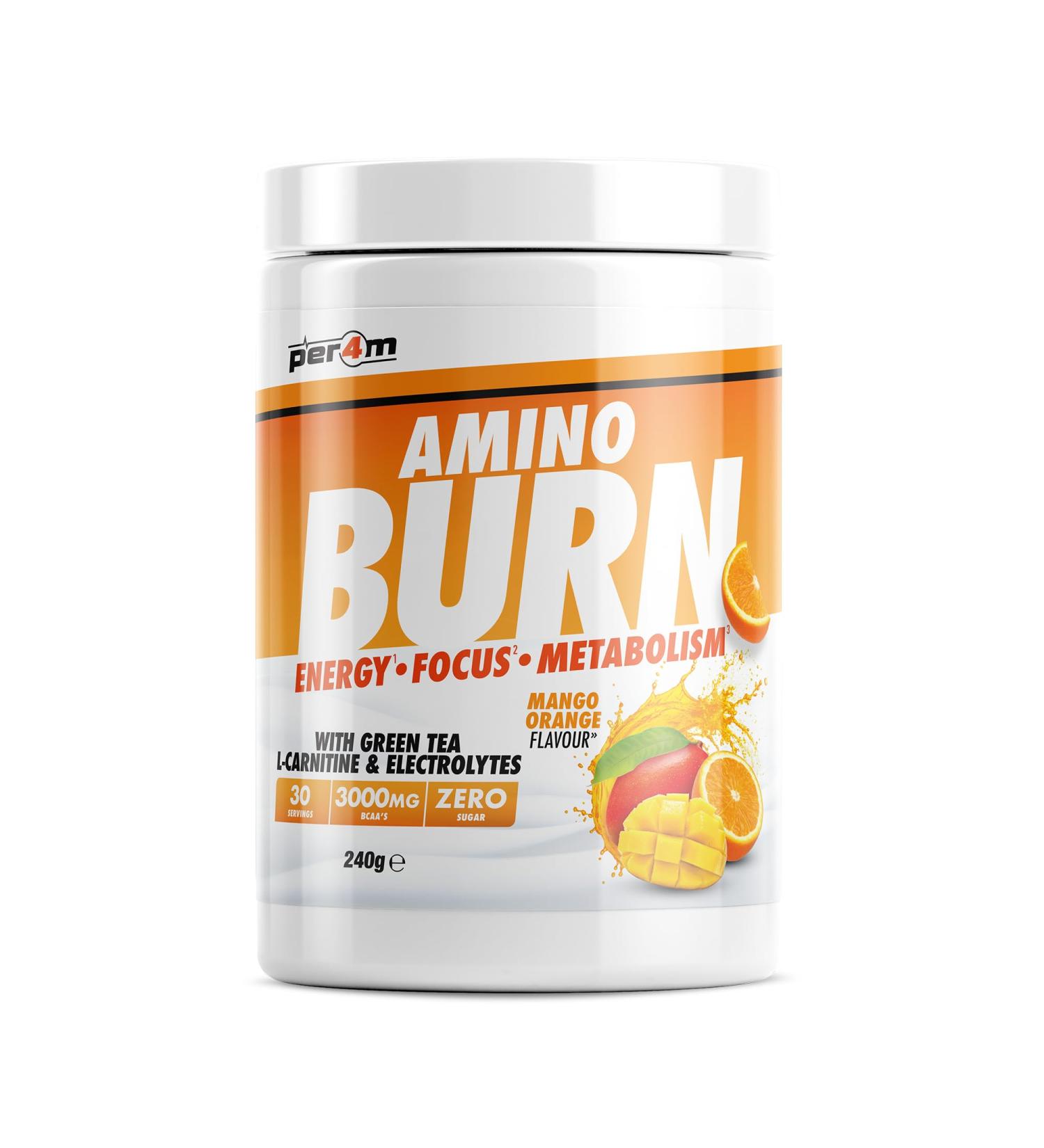 Per4m Amino Burn Mango Orange 240g - Buy Online on GoSupps.com