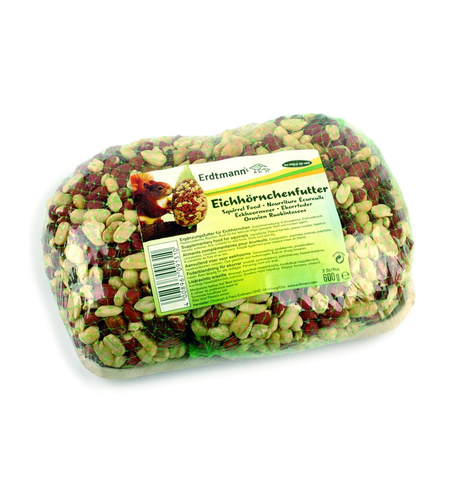 Erdtmanns Squirrel food pack of 2 (2 x 300 g)