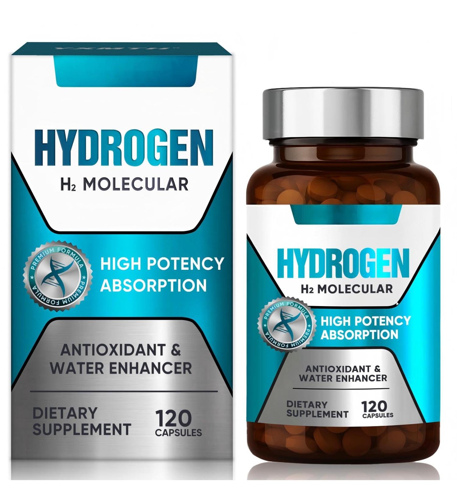 Hydrogen Water Tablets Hydrogen Water Supplement for Brain Health - 12 ppm H2 Tablets with Magnesium to Support Cognitive Function Mental Clarity & Energy Levels 120 Count (Pack of 1) - Buy Online on GoSupps.com