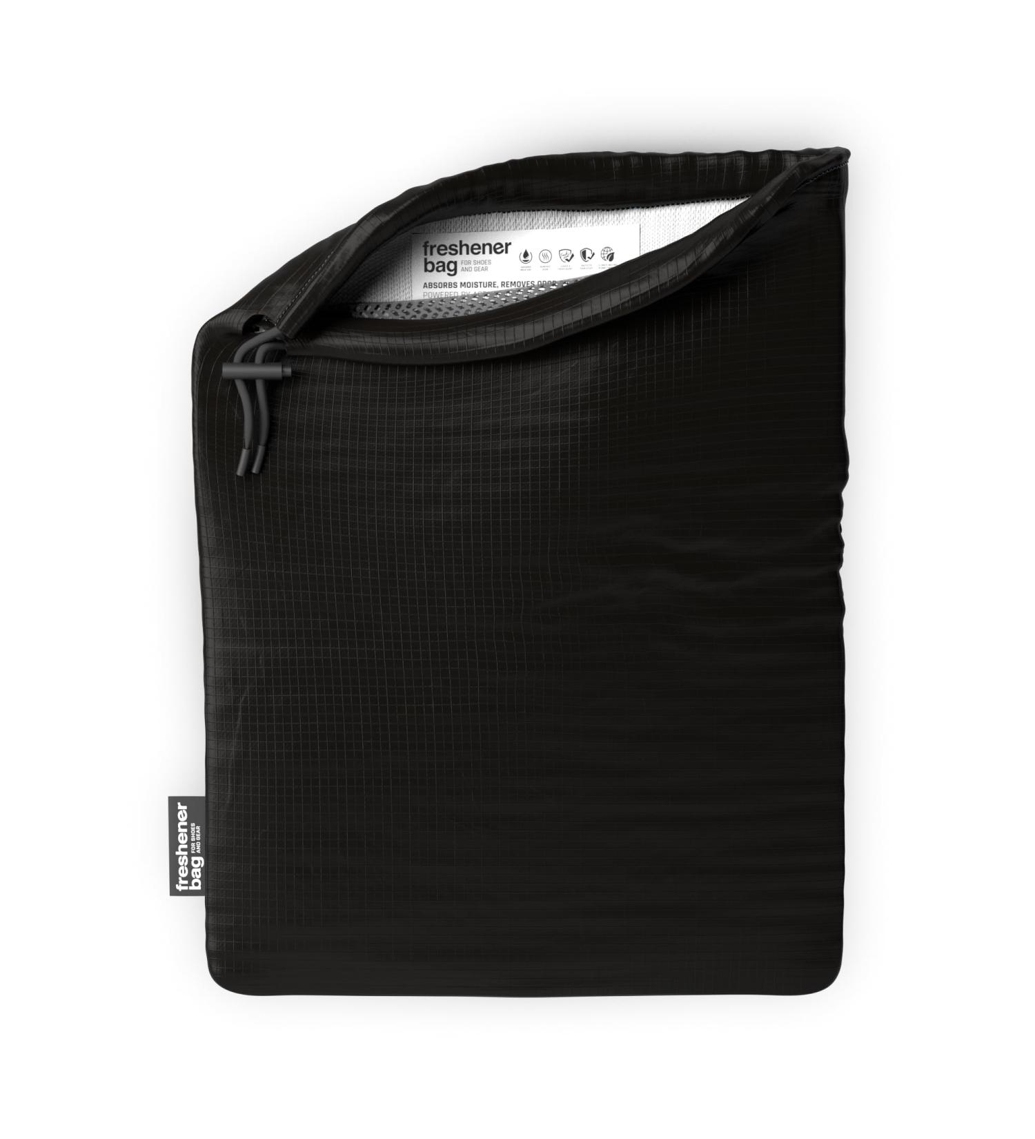 Smellwell Freshener BAG - Unique Solid Black Shoe Deodorizer with Bamboo Activated Carbon - Moisture Absorber for Lasting Freshness - Buy Online on GoSupps.com