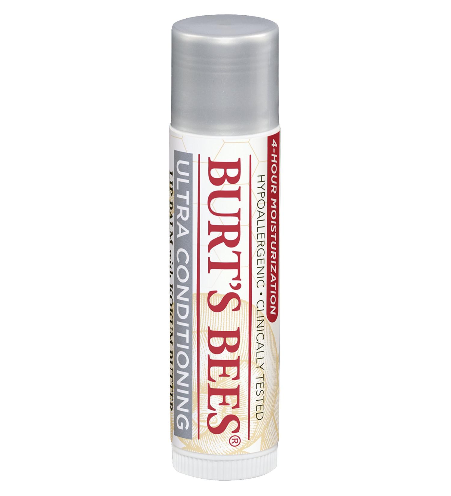 Burt's Bees Lip Balm - 100% Natural Moisturizing Lip Care for All Day Hydration with Shea Cocoa & Kokum Butter - International Shipping Available - Buy Online on GoSupps.com