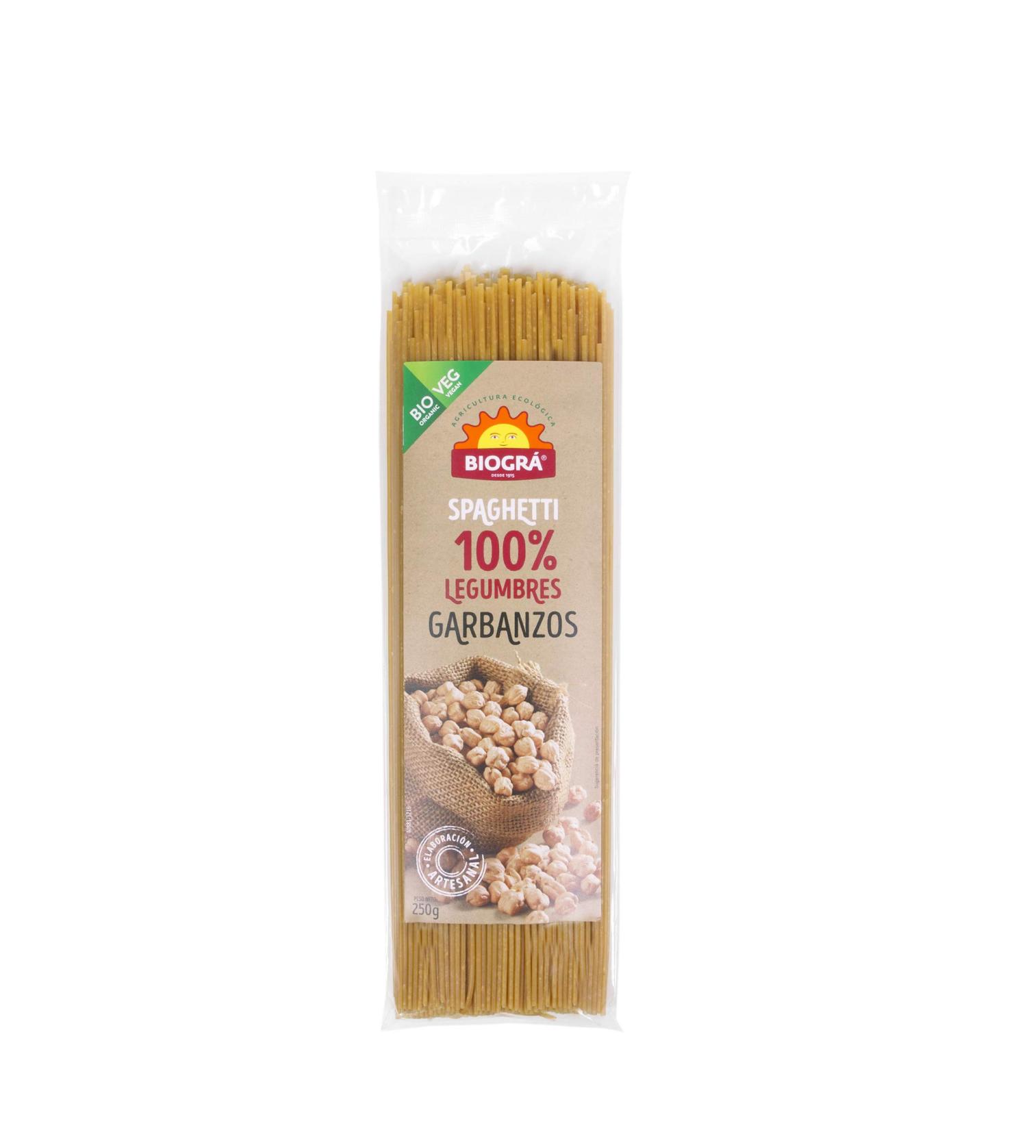 Biogr Biogr Organic Chickpea Spaghetti 250g Flacon