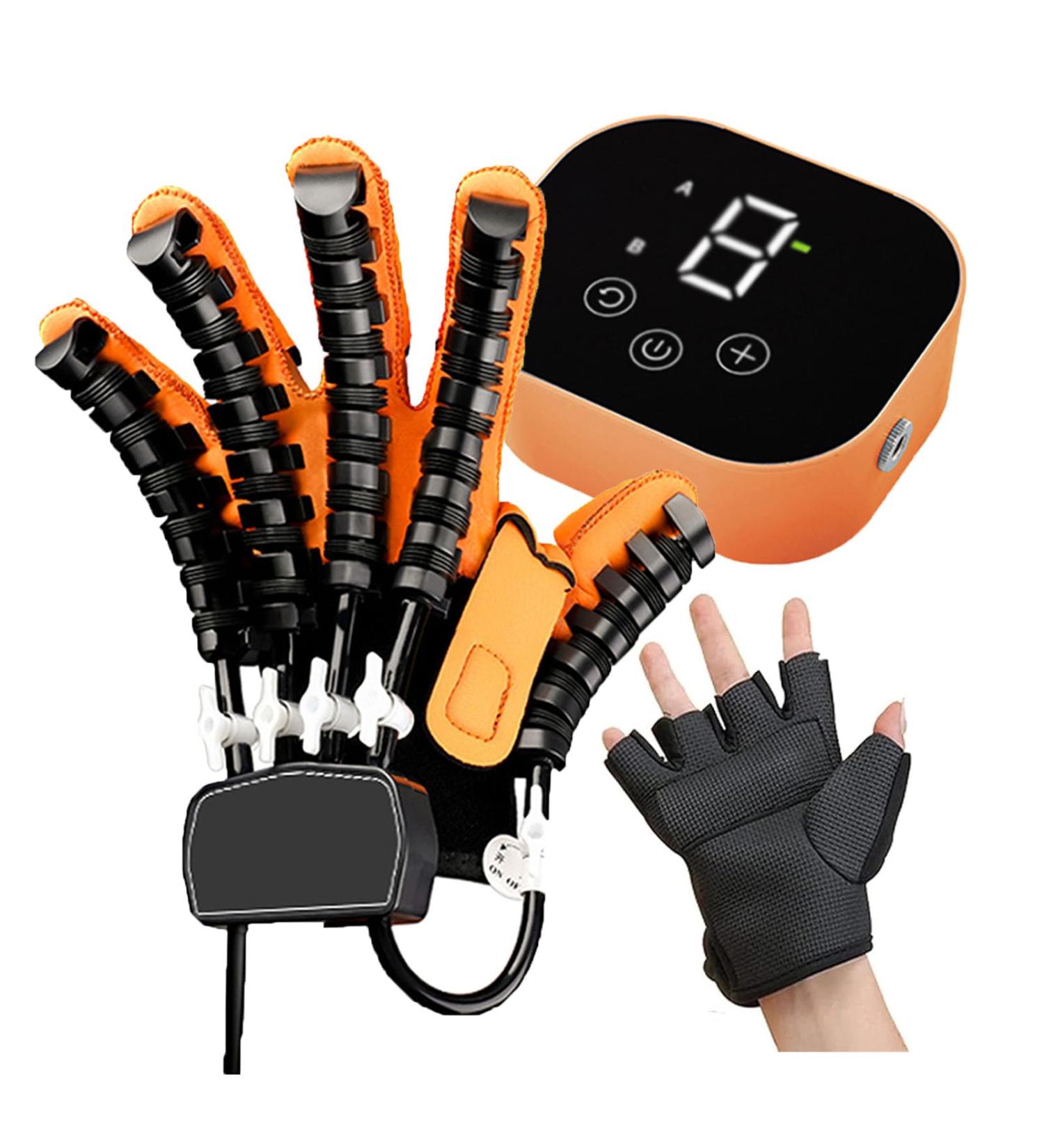 2024 New Rehabilitation Robot Gloves Upgrade Hemiplegia Hand Stroke Recovery Equipment USB Chargeable and Strength Adjustment for Restore Hand Function left hand Large - Buy Online on GoSupps.com