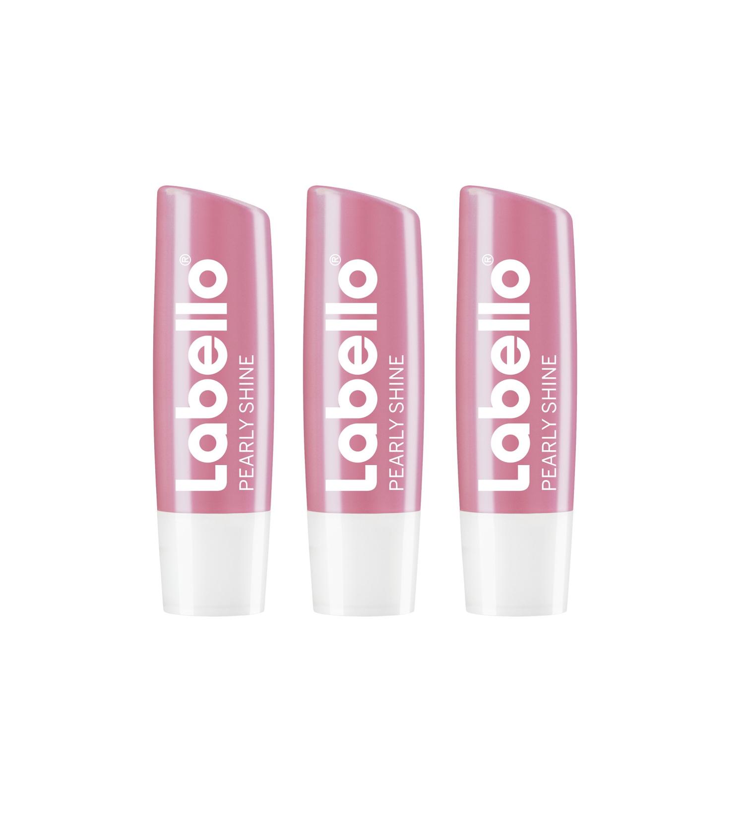 Labello Pearl & Shine 3-Pack Glossy Lip Balms - Buy Online on GoSupps.com