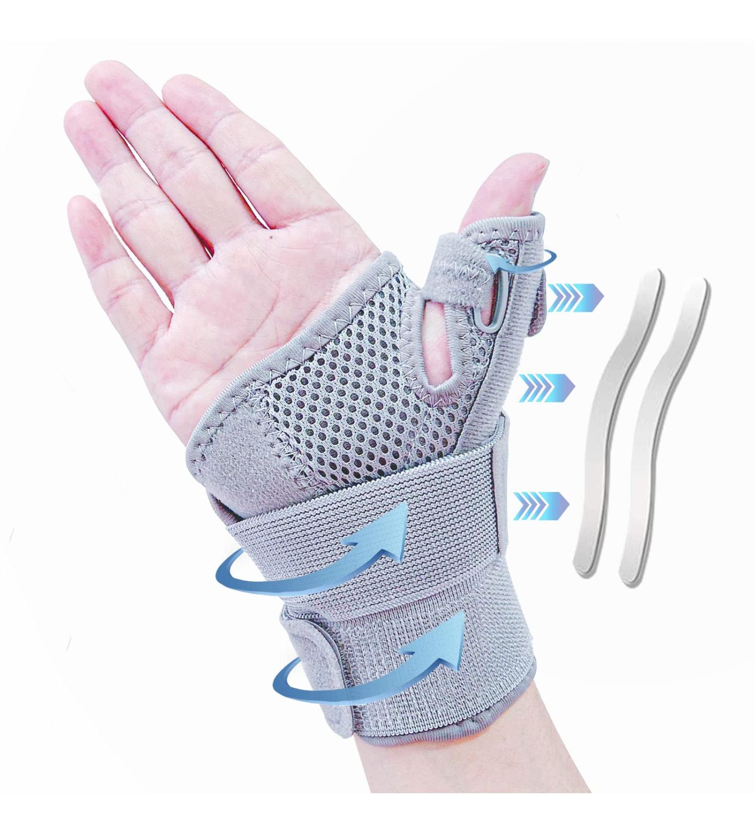 Buy Thumb Splint with Wrist Brace - Arthritis Support Tenosynovitis Relief & CMC Joint Stabilizer for Both Hands - International Shipping Available - Buy Online on GoSupps.com
