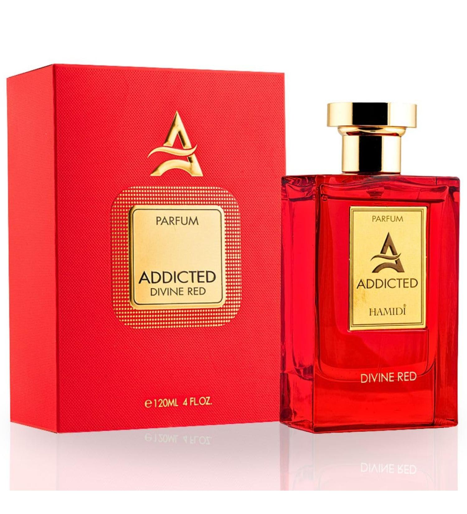 Hamidi Addicted Divine Red for Unisex Parfum Spray 4 Ounce / 120 ml - Buy Online on GoSupps.com
