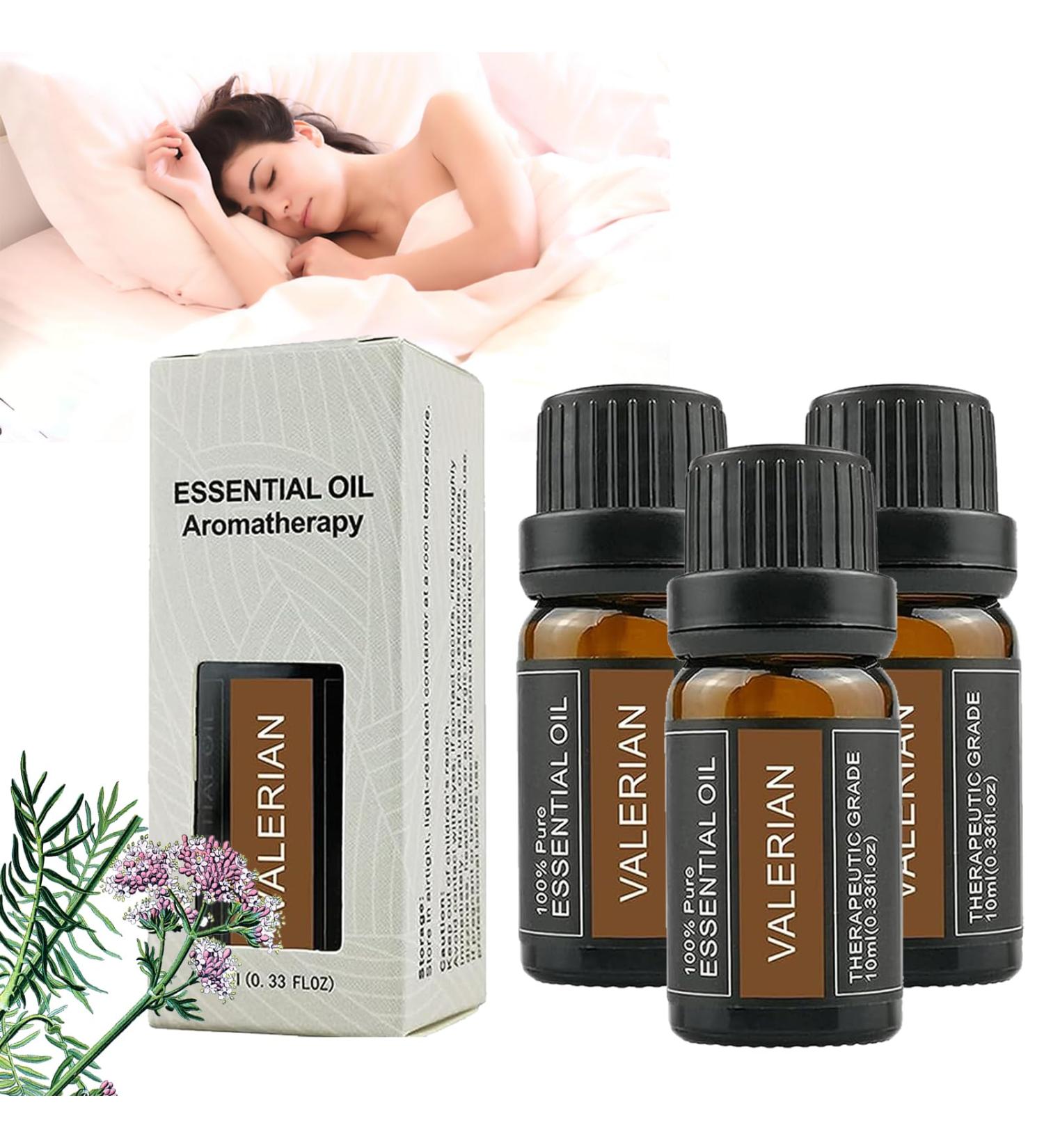 Leise Valerian Essential Oil 2024 Best Leise Valerian Root Essential Oil 10ml Valerian Root Essential Oil for Sleep All-Natural Sleeping Aid (3PCS) - Buy Online on GoSupps.com
