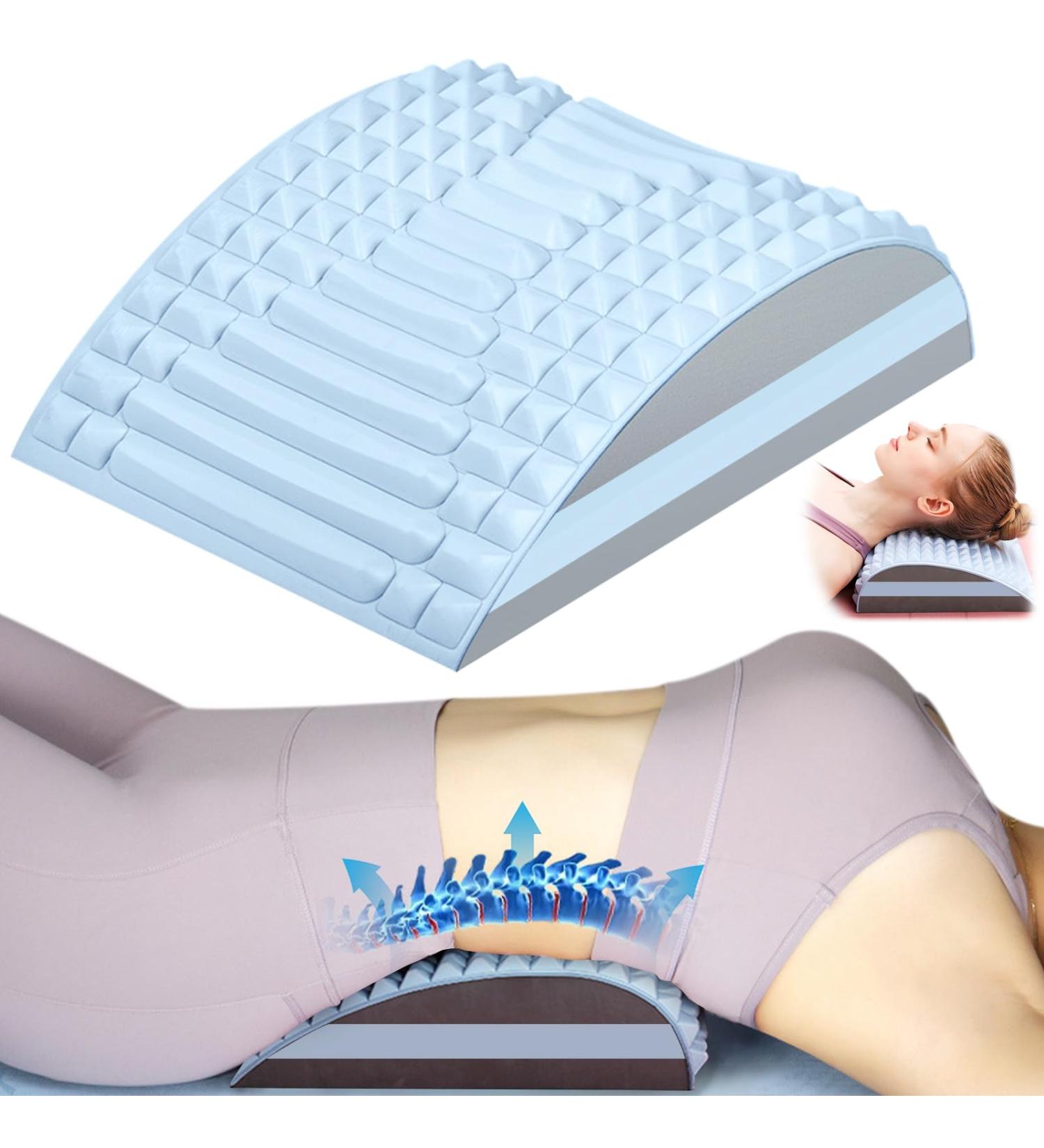 Align Back Extensor Pillow - 2-in-1 Neck & Back Stretcher Cushion for Optimal Support | Refresh Orthopedic Lumbar Pillow - Buy Online on GoSupps.com