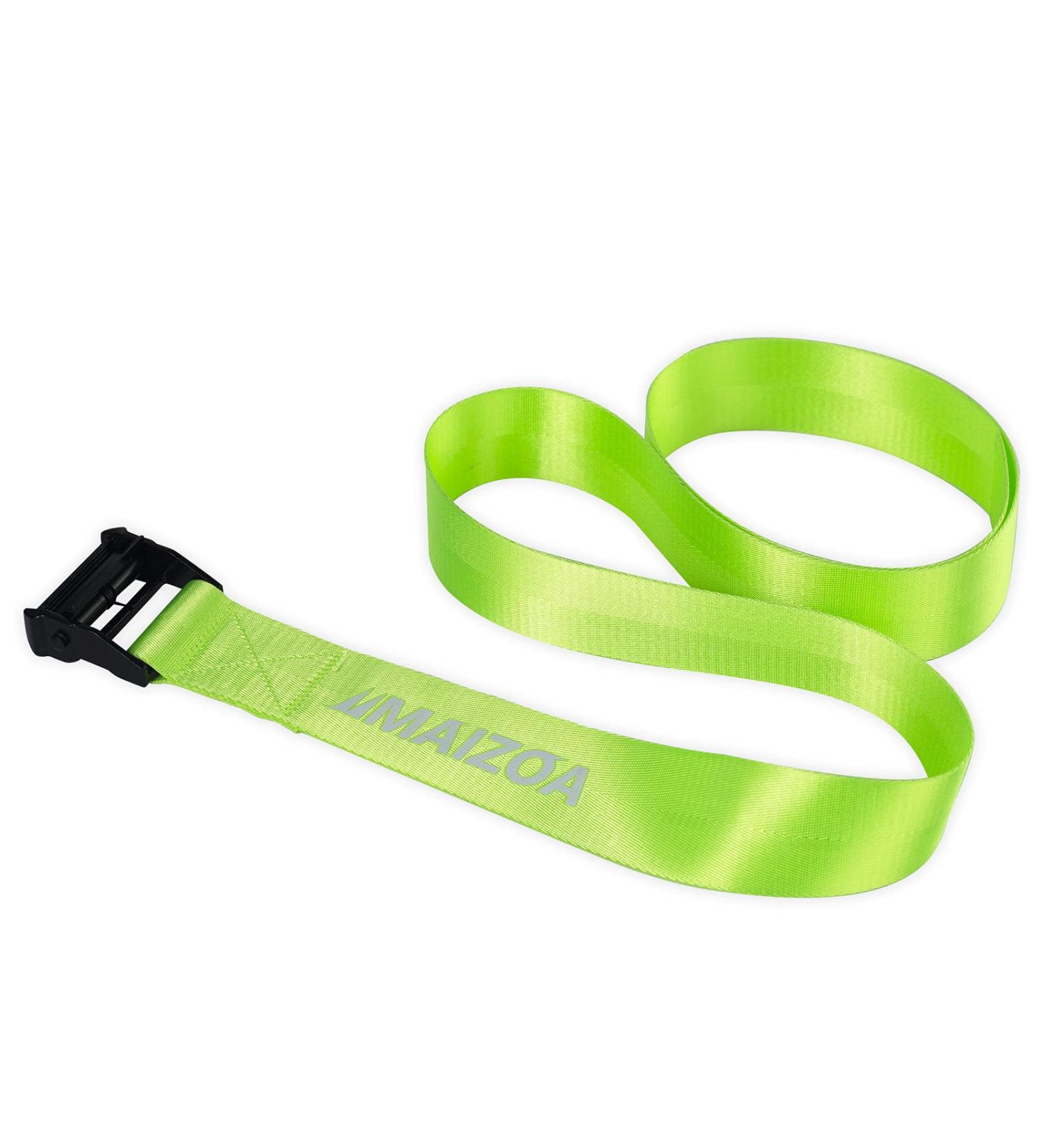 MAIZOA Nordic Hamstring Curl Strap - Assisted Leg Muscle Workout Belt for Gym & Home Use - Green - Buy Online on GoSupps.com