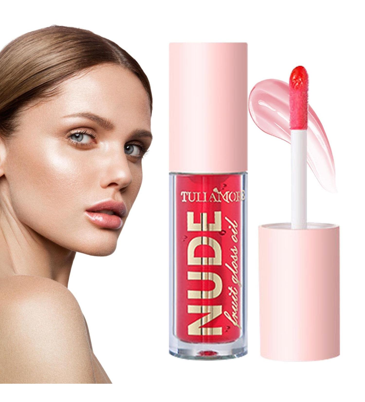  Linsition Moisturizing Lip Oil - Fruit Lipstick for Women Color Changing Lip Tint and Lipstick Color Changing Lipstick for Women Moisturizes Dry Lips - Buy Online on GoSupps.com