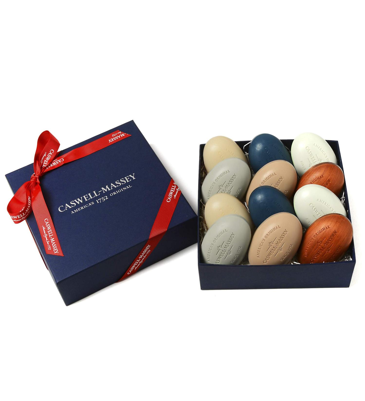 Caswell-Massey Heritage Collection Year Of Twelve Soap Set - Jockey Club, Newport & More for Men & Women - 5.8 Oz (12 Bars) - Tricorn 12 Count - Buy Online on GoSupps.com