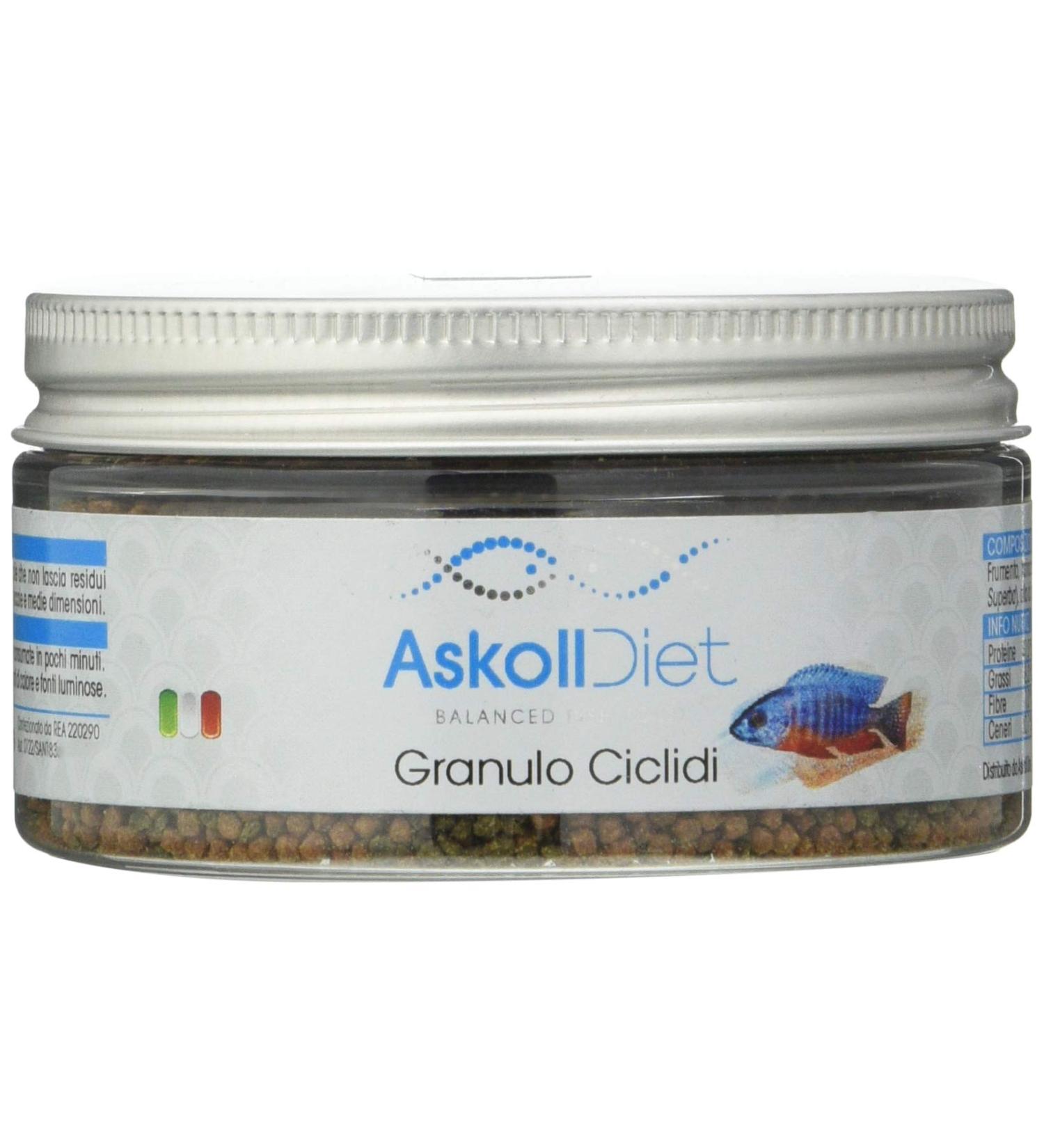 Askoll 280518 Granulated Fish Food Cichlids S - Buy Online on GoSupps.com