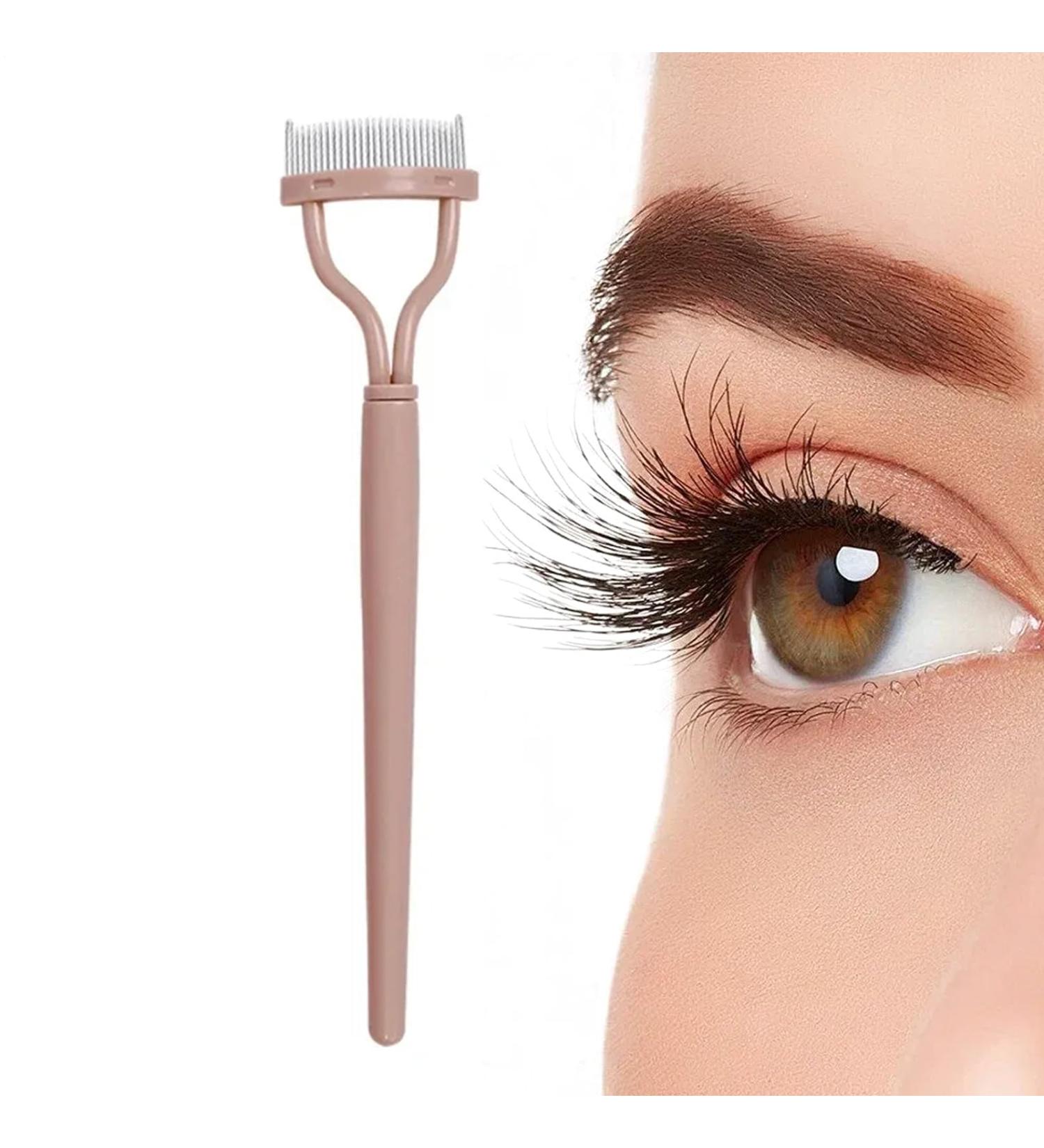  Naqqios eyelash definition eyelash separator comb for mascara without tufting eyelash comb definitely precision eyelash comb with fine metal teeth easy handle handle - Buy Online on GoSupps.com