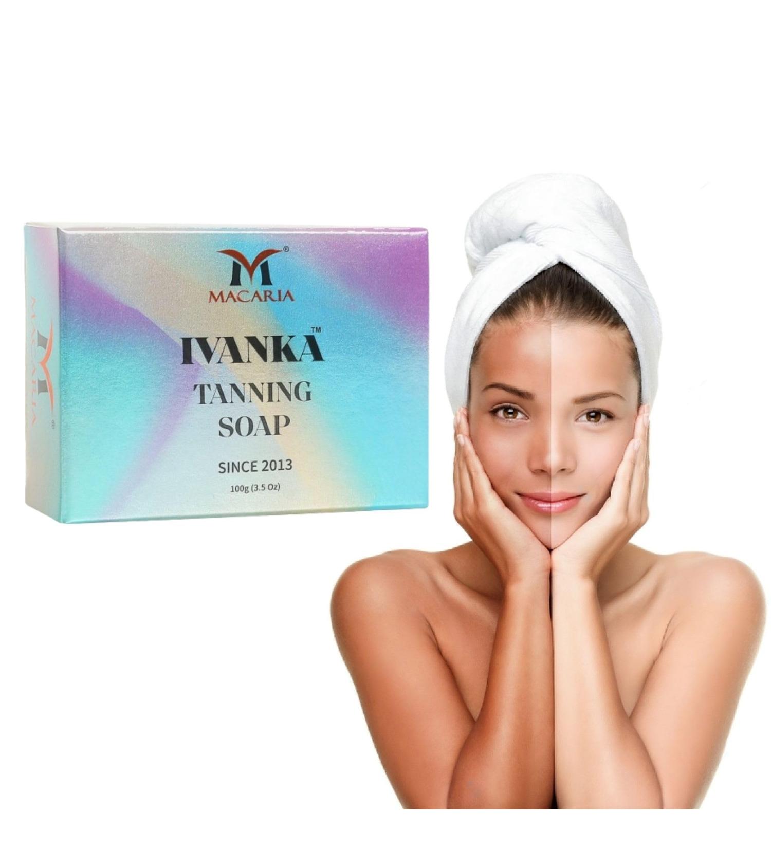 Buy MACARIA Ivanka Tanning Soap for Hands & Body | Perfect for a Radiant Glow - International Shipping Available - Buy Online on GoSupps.com