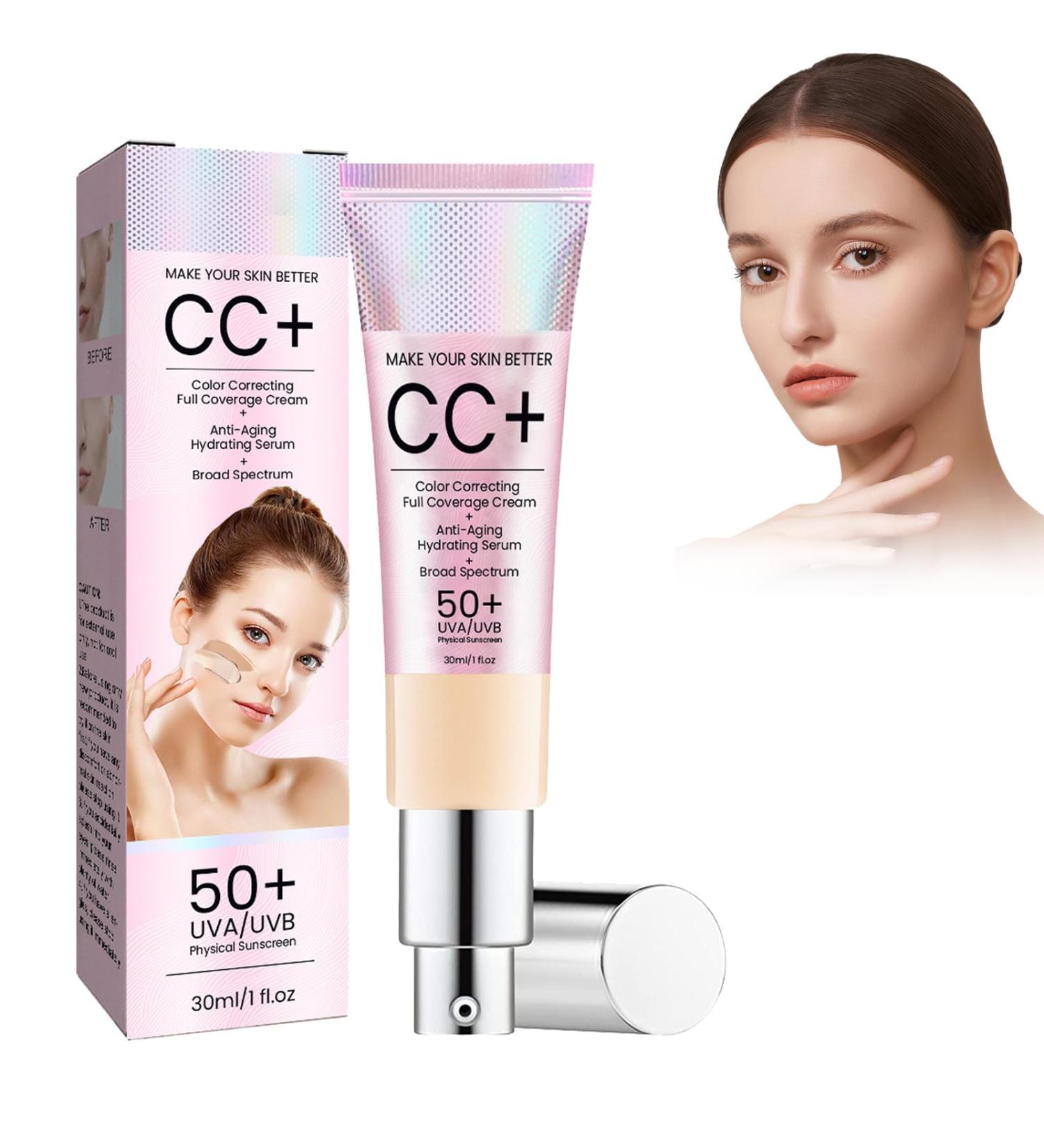 Color-Corrected CC Cream & Highlights BB Cream - Waterproof Facial Moisturizer for Matt-Looking Skin | Adapts to Your Tone - Buy Online on GoSupps.com