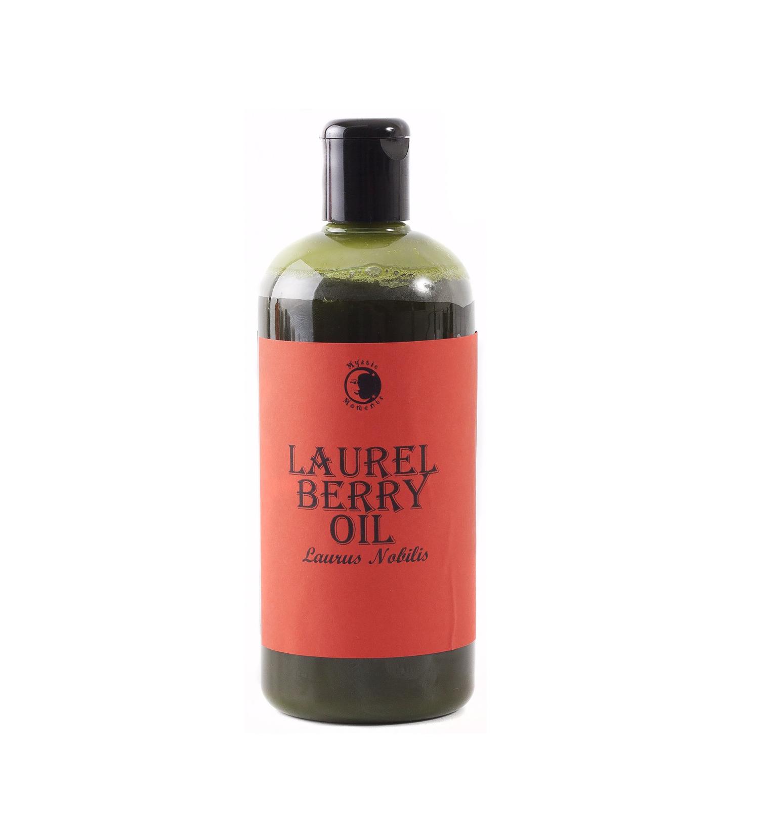 Buy Mystic Moments Laurel Berry Carrier Oil 1L - Pure Natural Oil for Hair Face Nails Aromatherapy & Massage | Vegan GVO - Buy Online on GoSupps.com