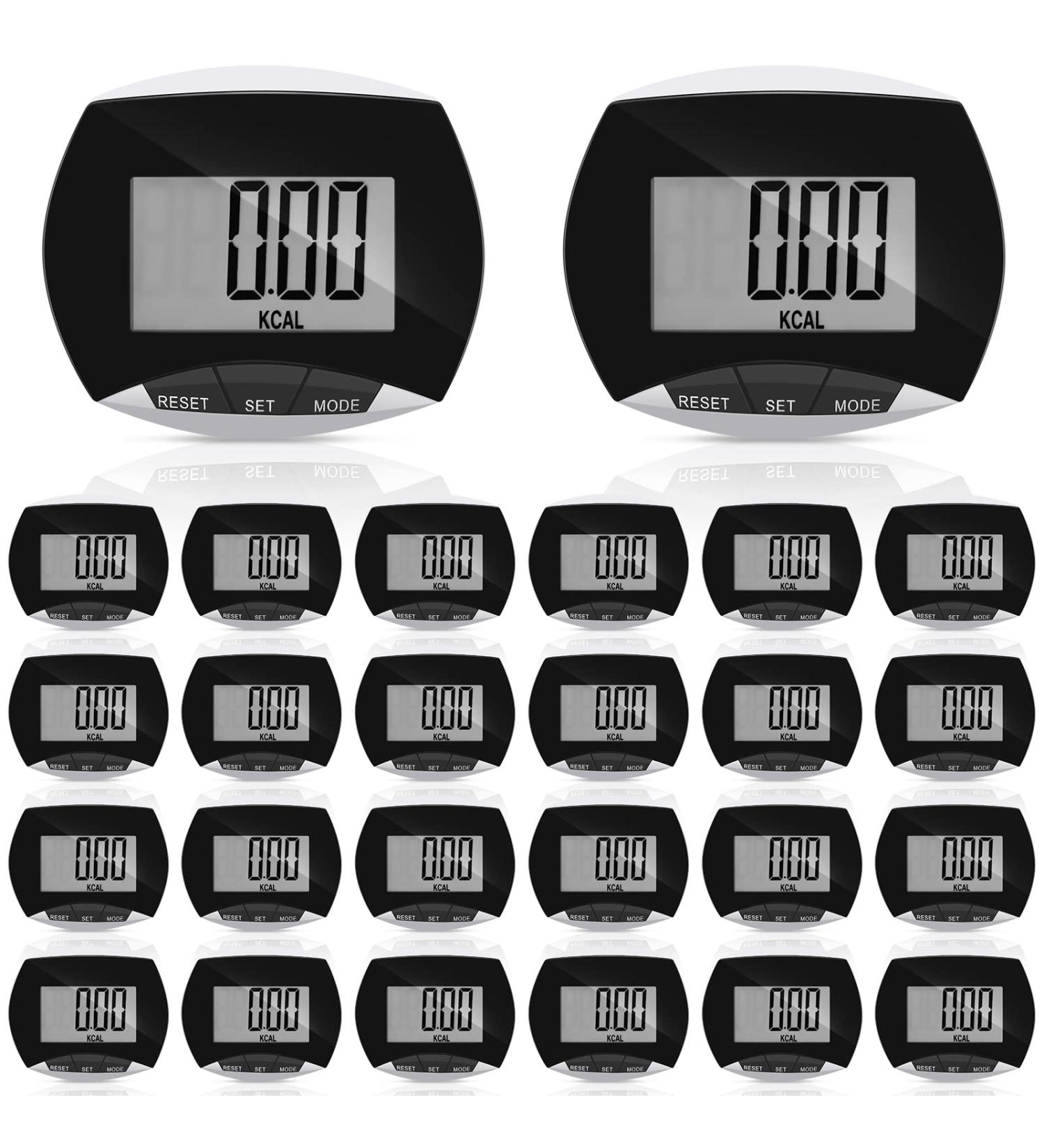 Portable LCD Pedometer for Running and Walking | Step Counter with Calories Burned | Jogging, Hiking, and Running Tracker - Buy Online on GoSupps.com