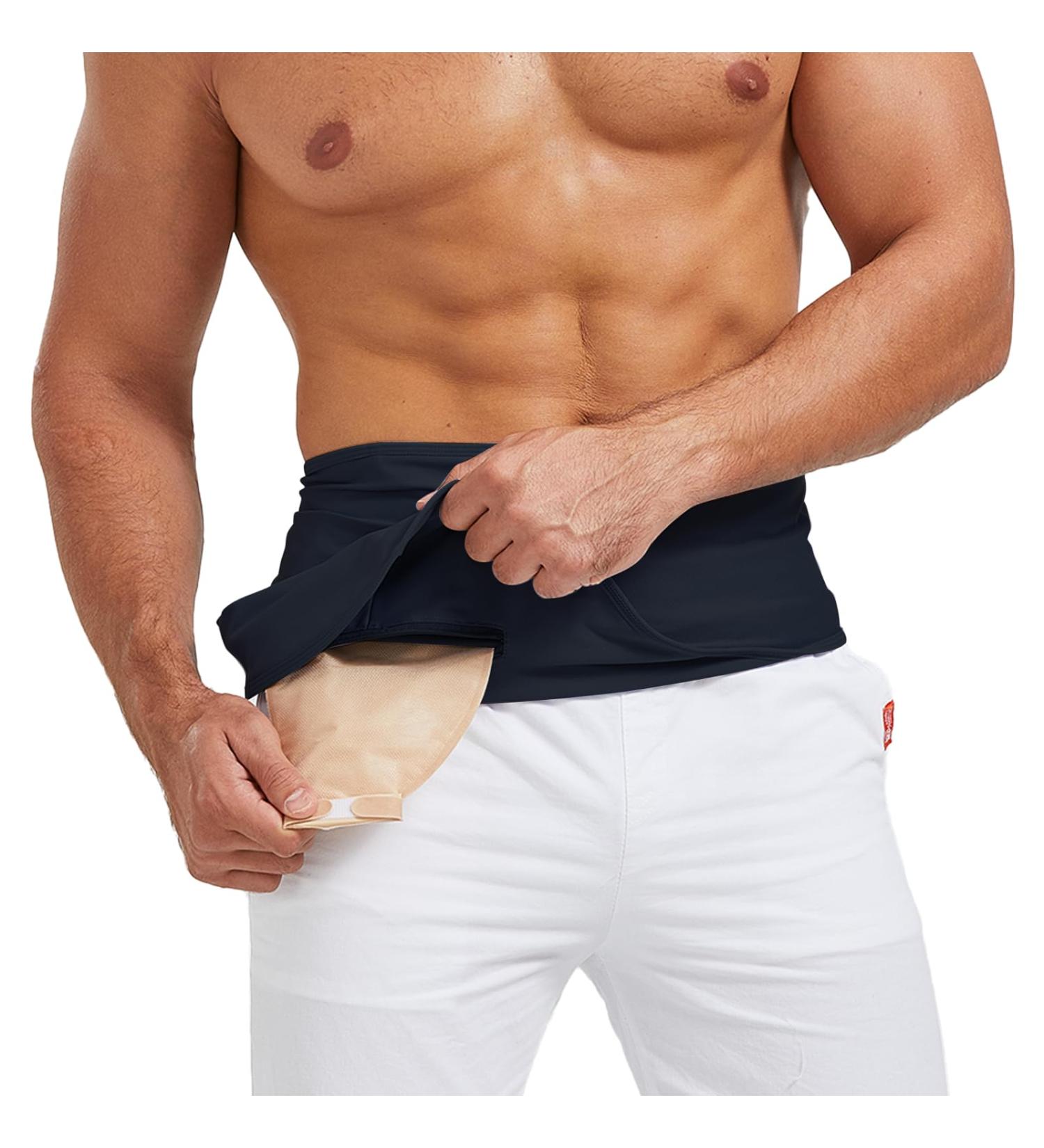 Premium Ostomy Belt & Supplies | Stealth Support Belt for Men & Women | Ideal for Sports & Swimming - Medium (33-43" Waist - Buy Online on GoSupps.com