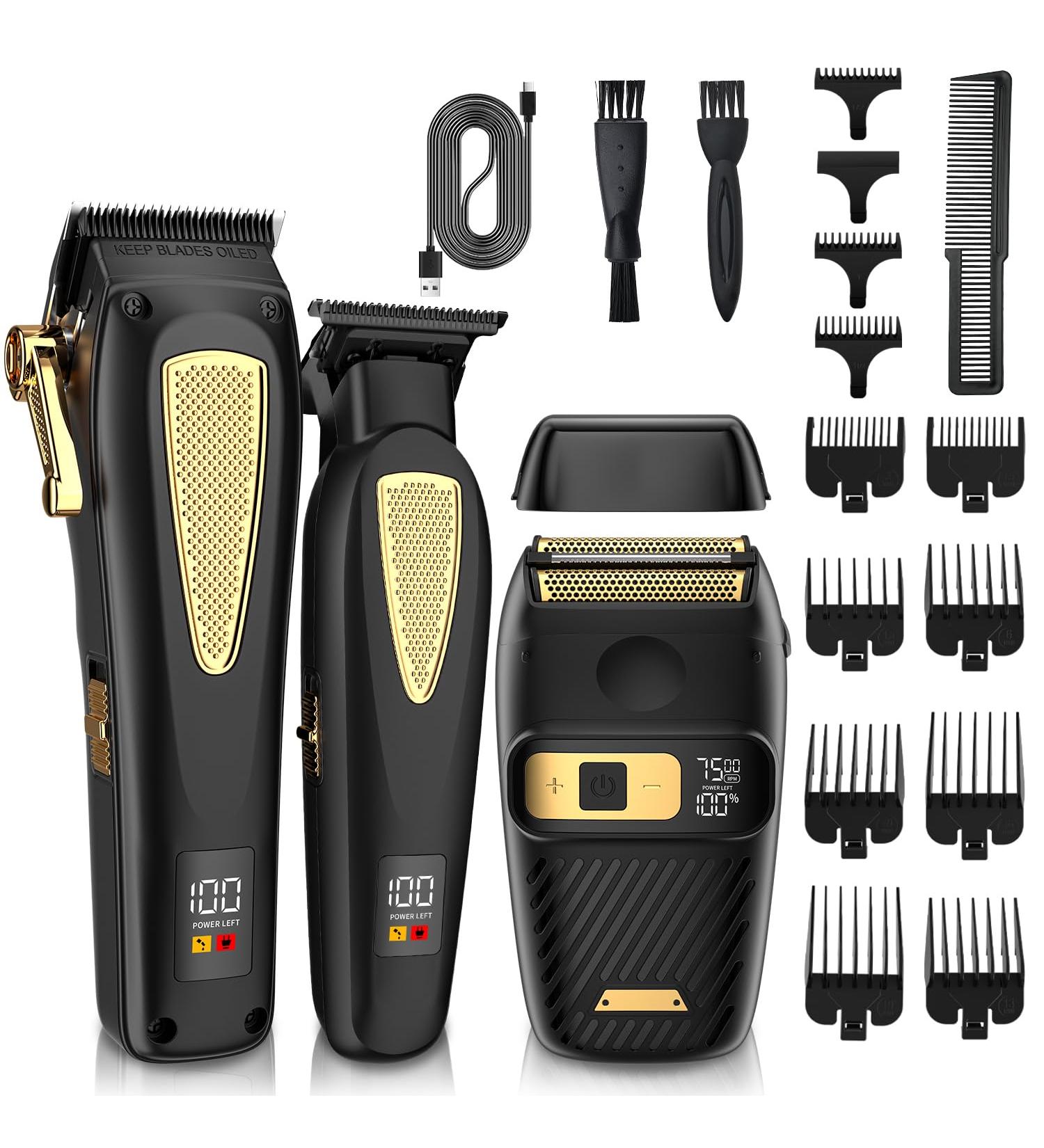Buy Cordless Hair Clippers for Men - Professional Trimmer & Grooming Kit | Perfect Gift for Him - Buy Online on GoSupps.com