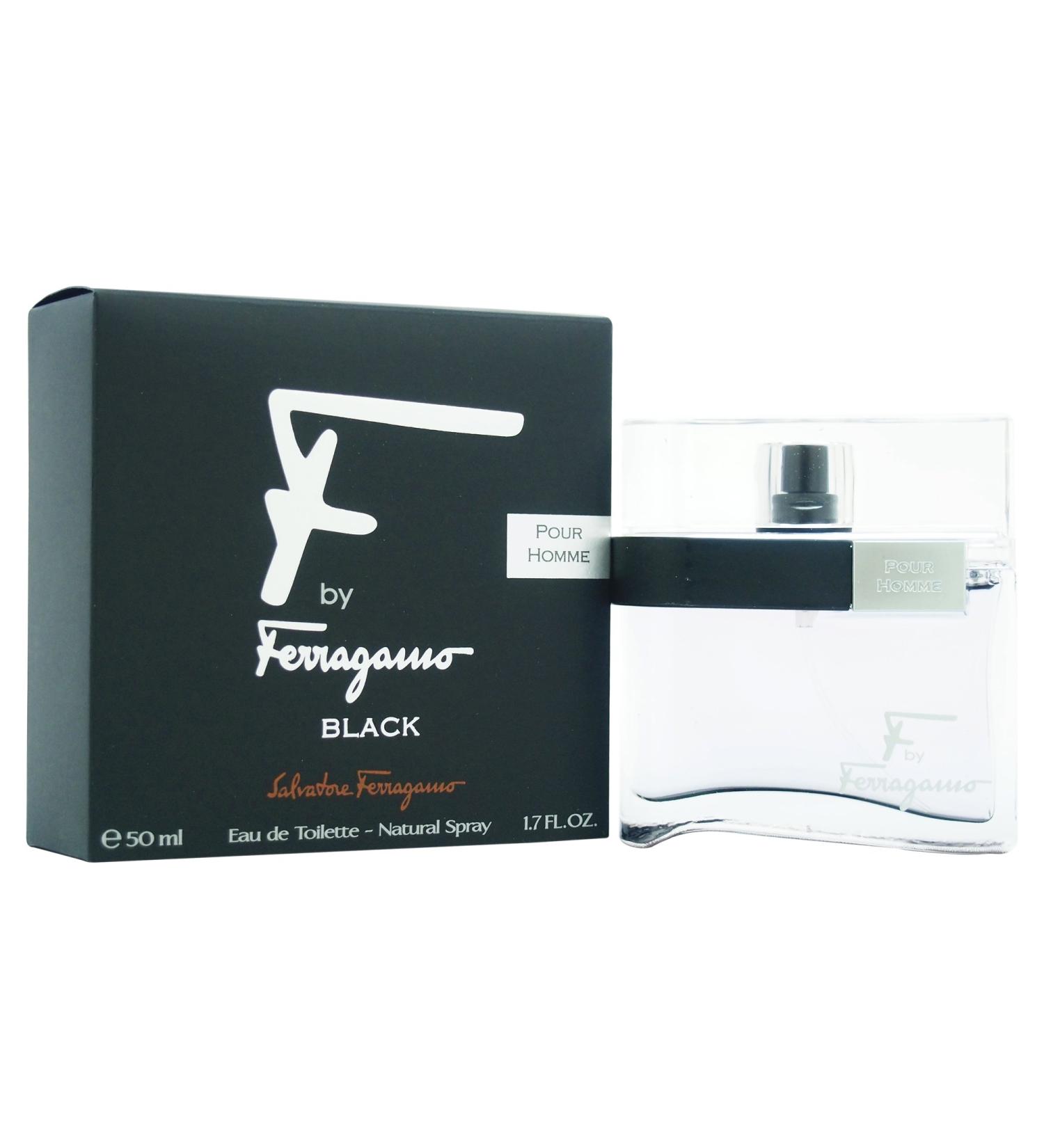 Salvatore Ferragamo F Black Eau De Toilette Spray for Men 1.7 Fl Oz - Buy Online on GoSupps.com