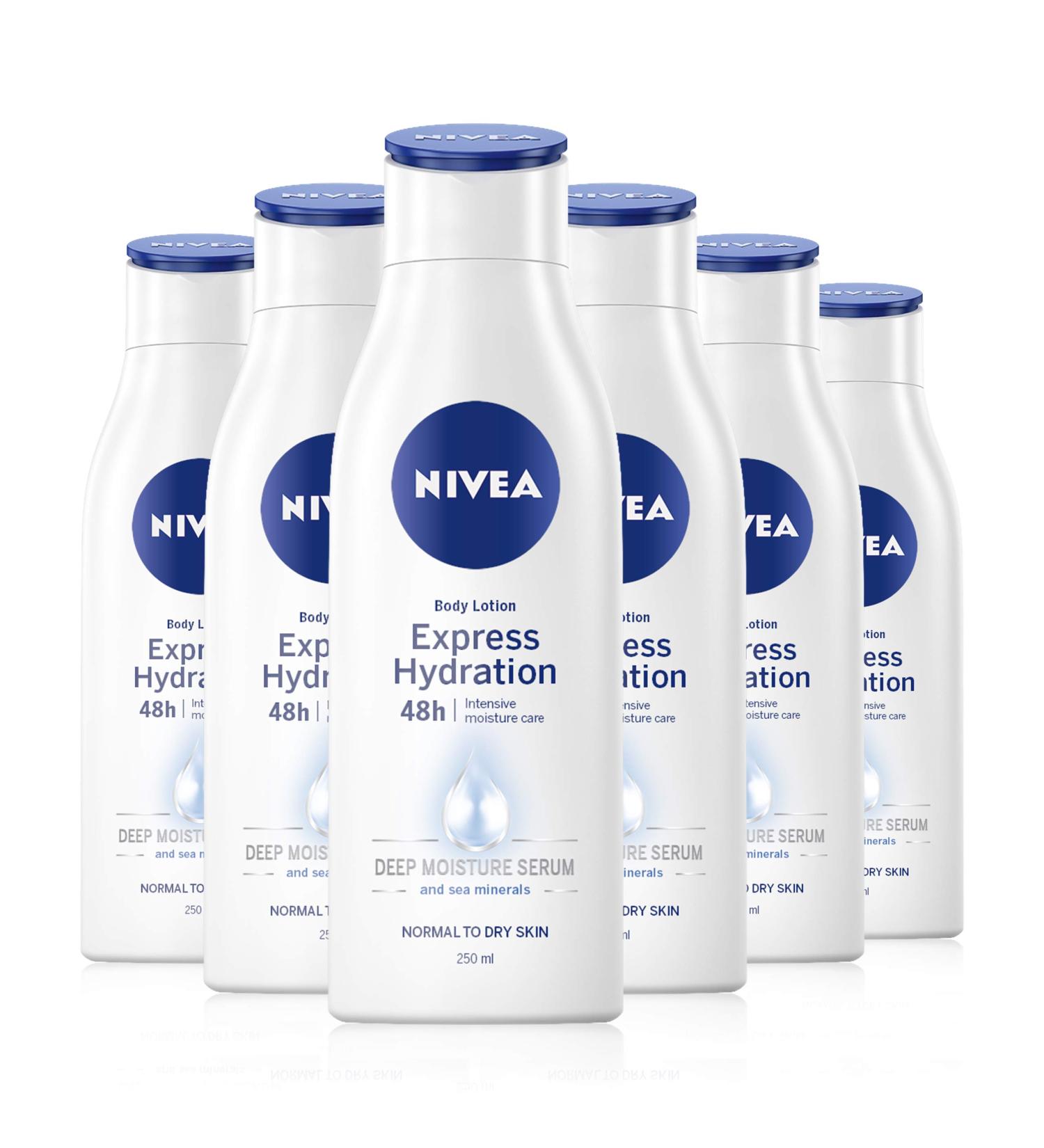 Nivea Body Express Hydration Lotion 250ml Pack of 6