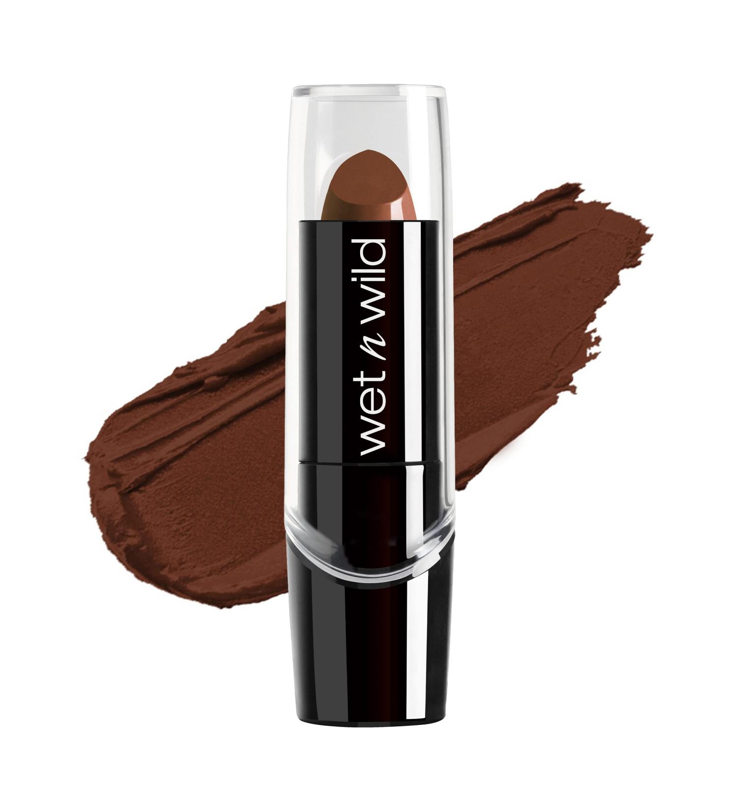 Wet n Wild Silk Finish Lipstick in Mink Brown - Hydrating & Rich Color - Buy Online on GoSupps.com