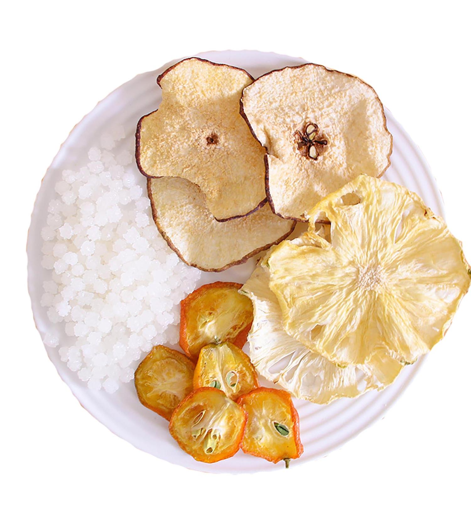 Pineapple osmanthus Snow Pear Tea Pineapple Dried fruit Osmanthus Tea Fruit Tea (300g/ bag) - Buy Online on GoSupps.com