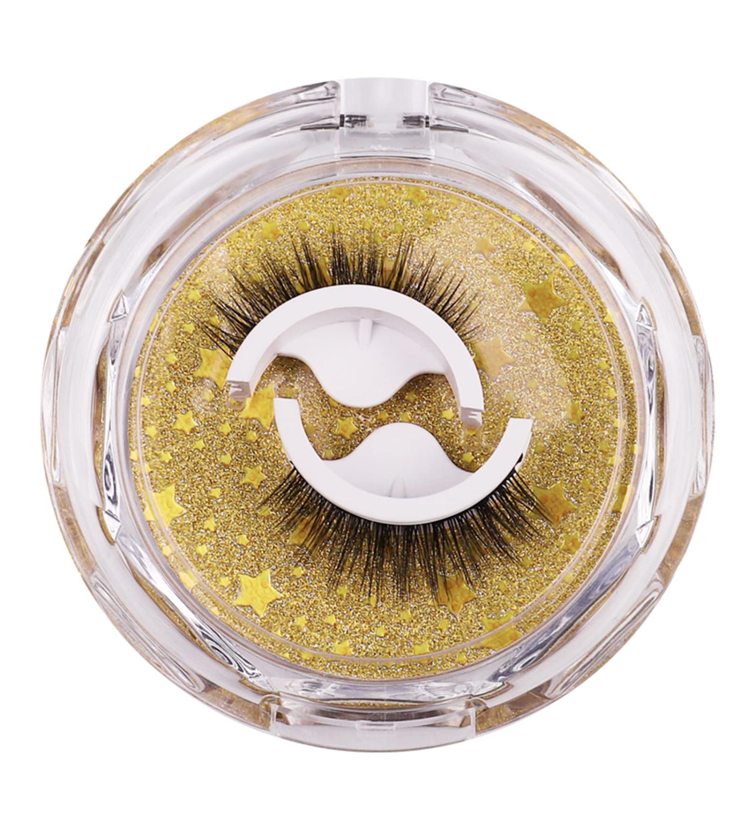 2 Pairs Self Adhesive Eyelashes Reusable Eyelashes Fake Eyelashes without Glue for Women and Girls (W03-2 Paired) - Buy Online on GoSupps.com