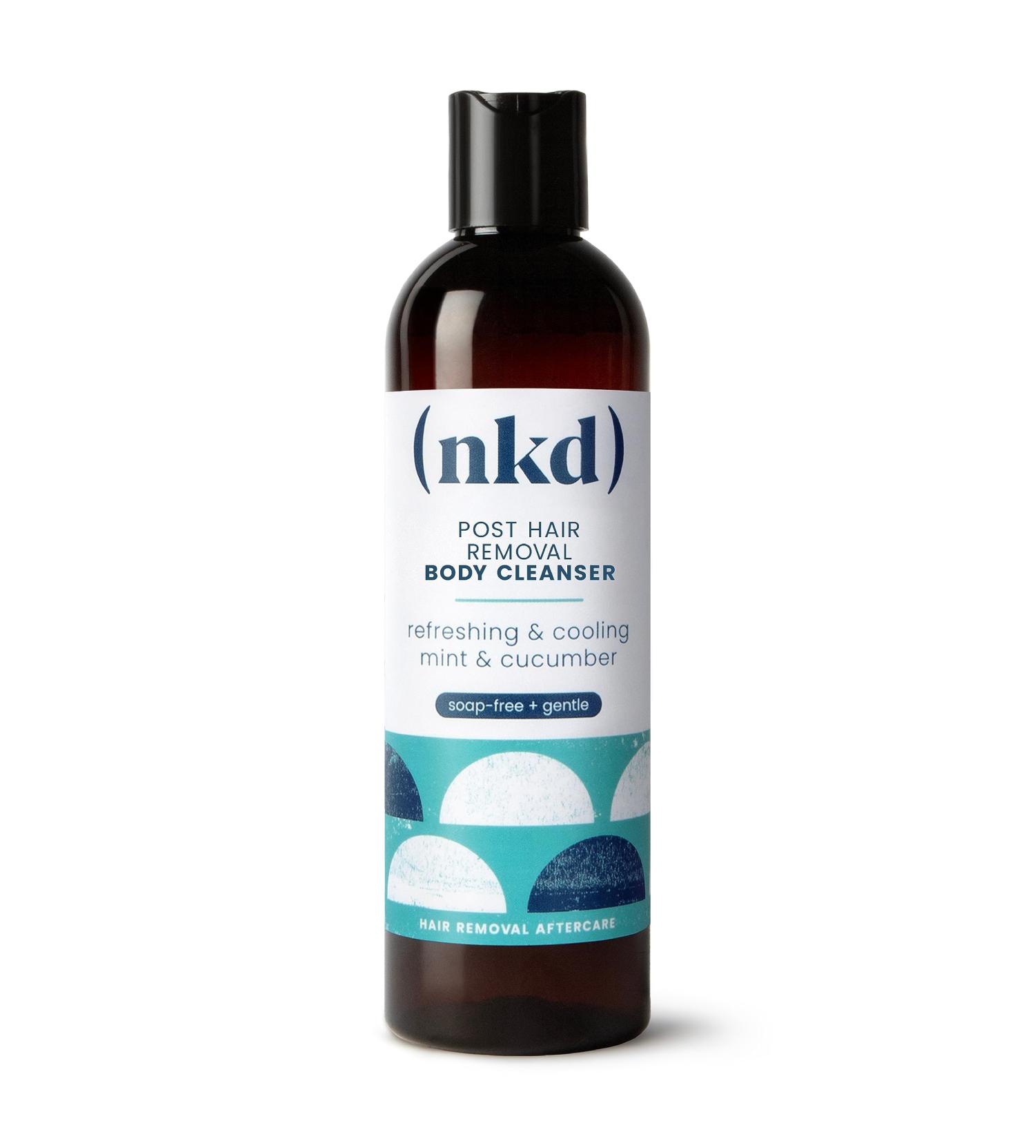 (nkd) Post Hair Removal Cleansing Wash - Intimate Wash for Refreshed and Revitalised Skin - Cleansing Wash for Shaving or Waxing - for Pubic Area & All Over -250ml - Buy Online on GoSupps.com