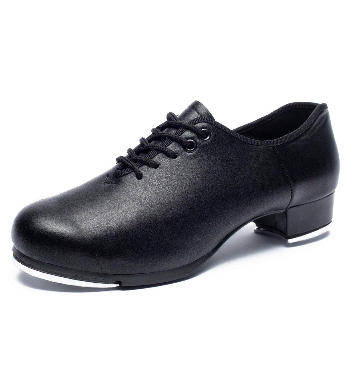 Joocare Men's Oxford Jazz Tap Dance Shoes - Size 10.5, Black - Buy Online on GoSupps.com